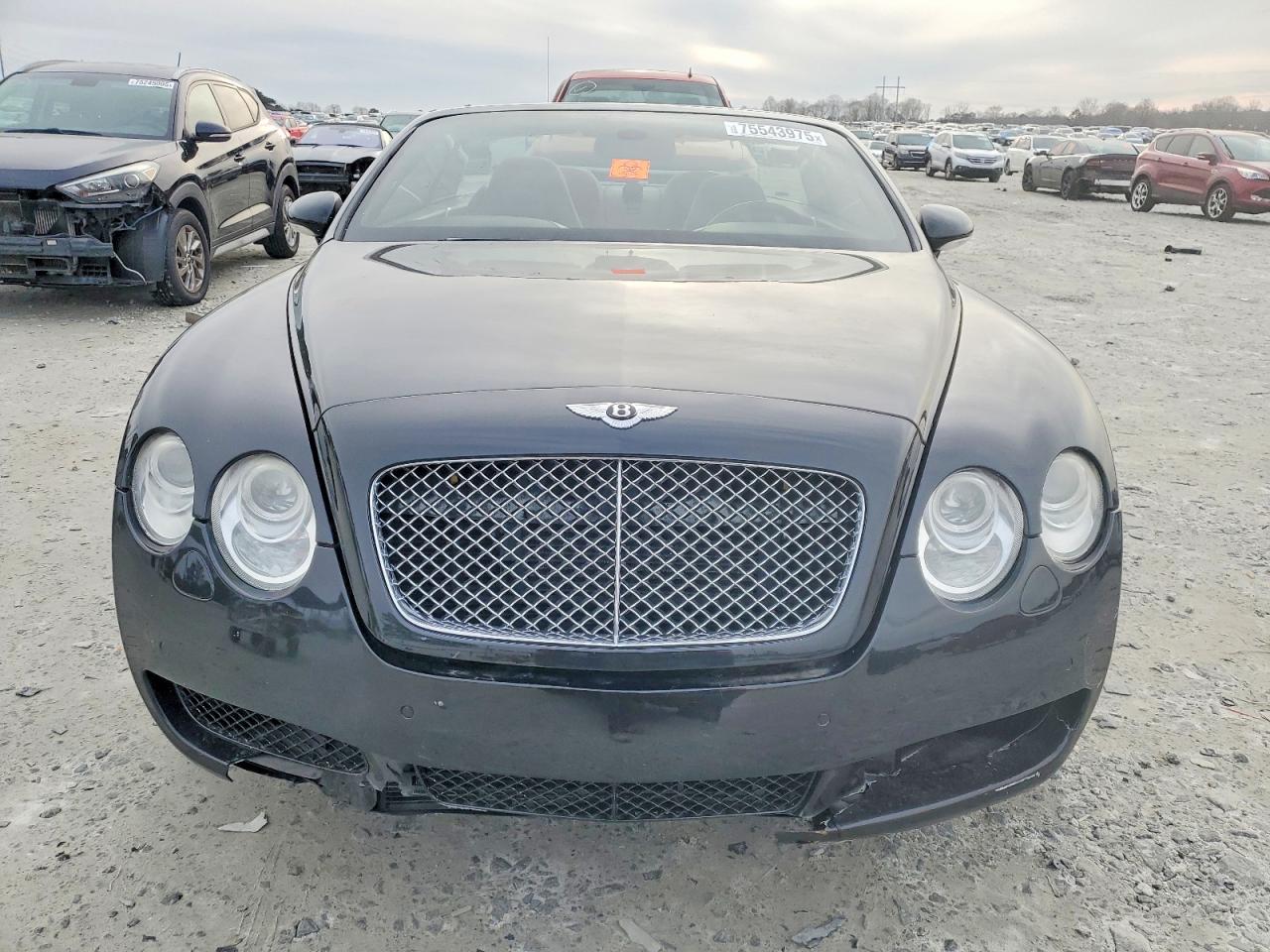 2007 Bentley Continental Gtc Черный vin: SCBDR33W67C044332