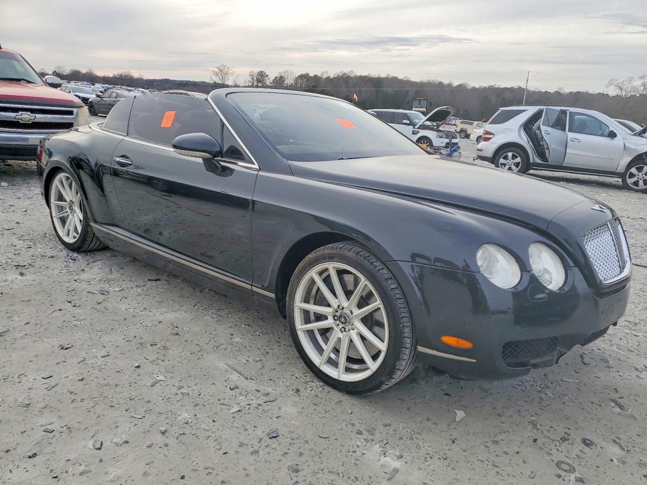 2007 Bentley Continental Gtc Черный vin: SCBDR33W67C044332