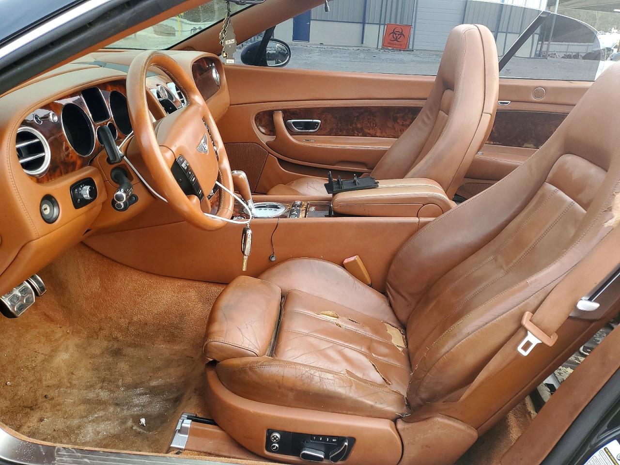 2007 Bentley Continental Gtc Черный vin: SCBDR33W67C044332