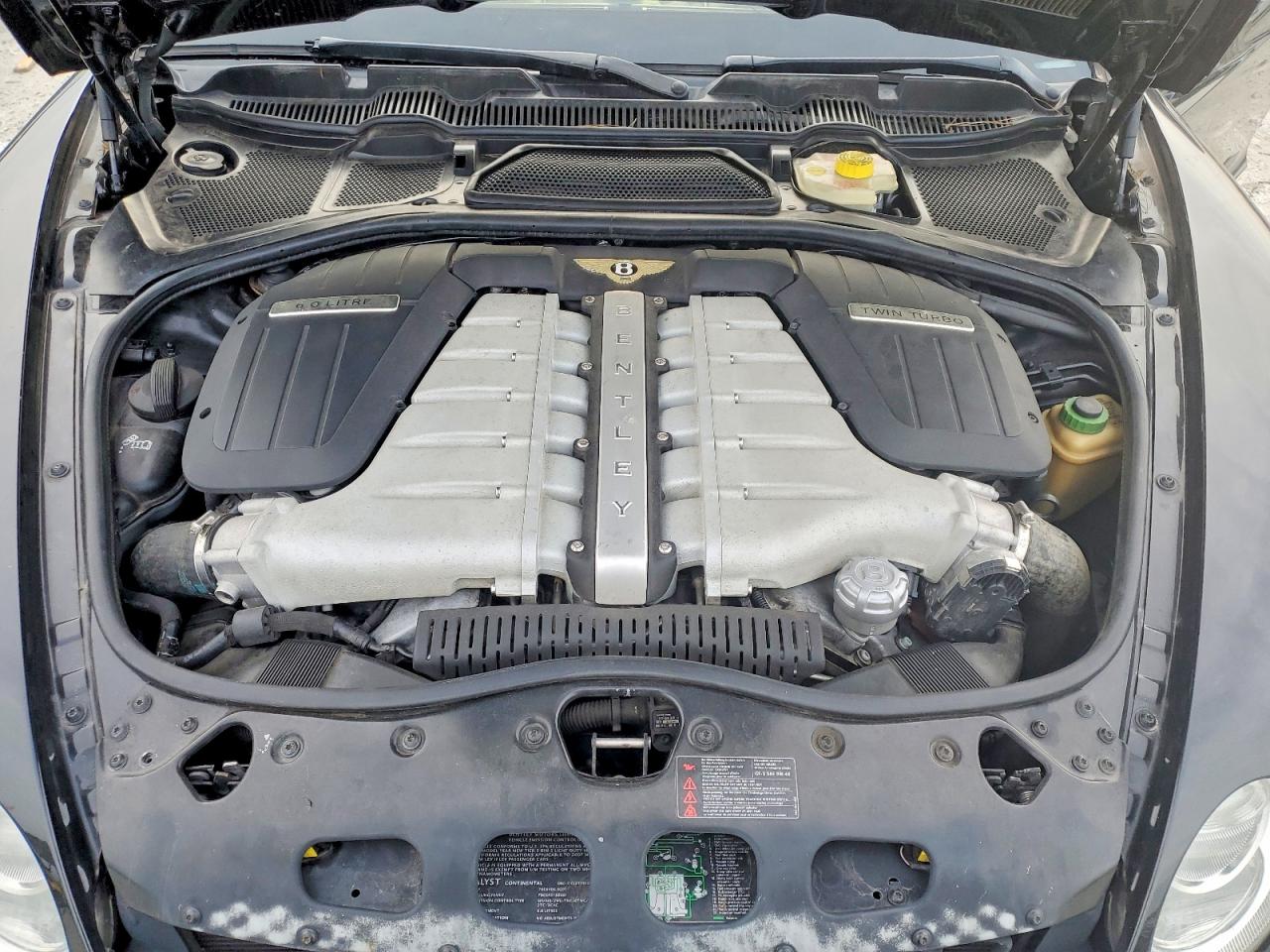 2007 Bentley Continental Gtc Черный vin: SCBDR33W67C044332