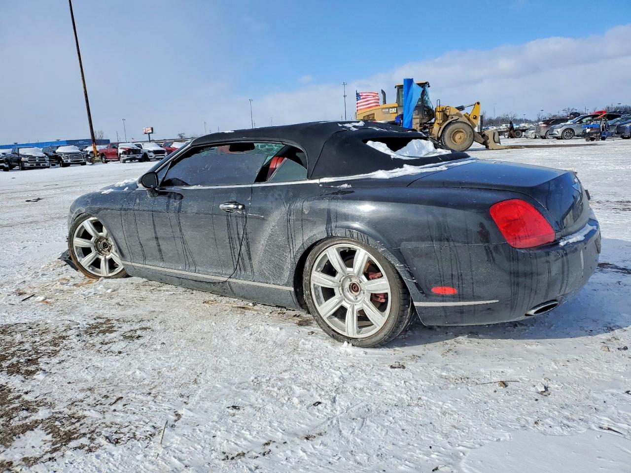 2007 Bentley Continental Gtc Black vin: SCBDR33W67C044475