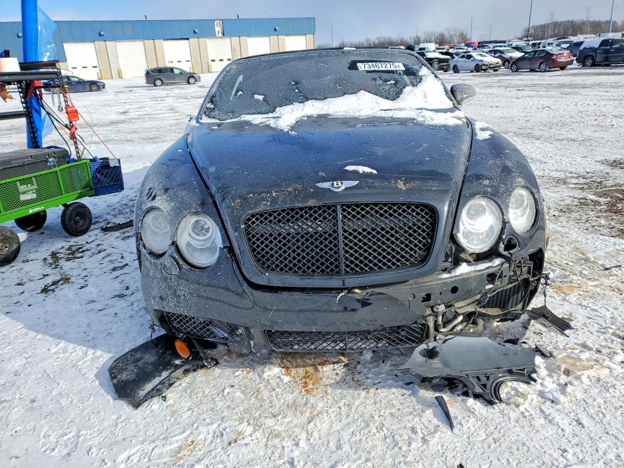 2007 Bentley Continental Gtc Black vin: SCBDR33W67C044475