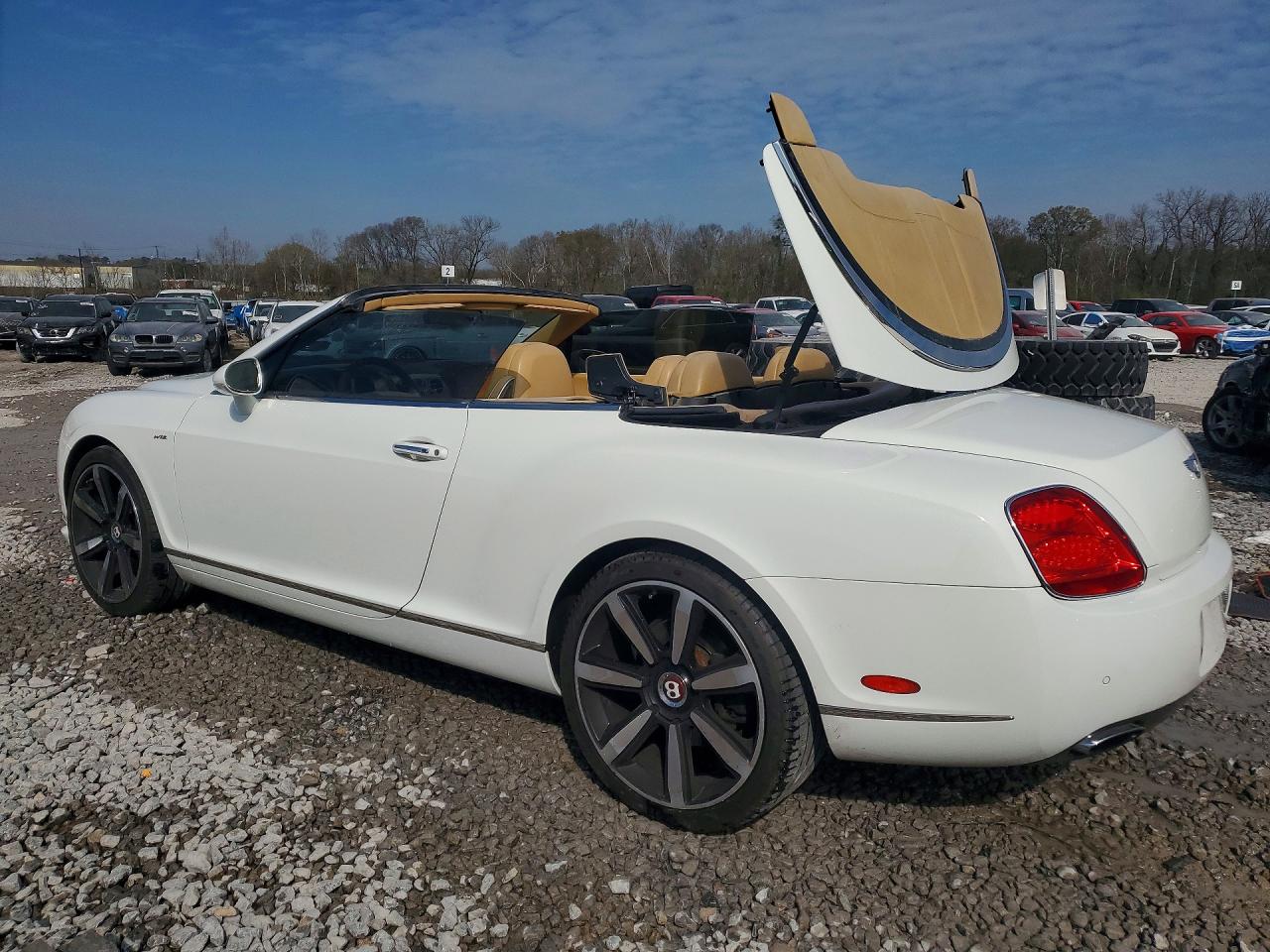 2007 Bentley Continental Gtc Белый vin: SCBDR33W67C046095
