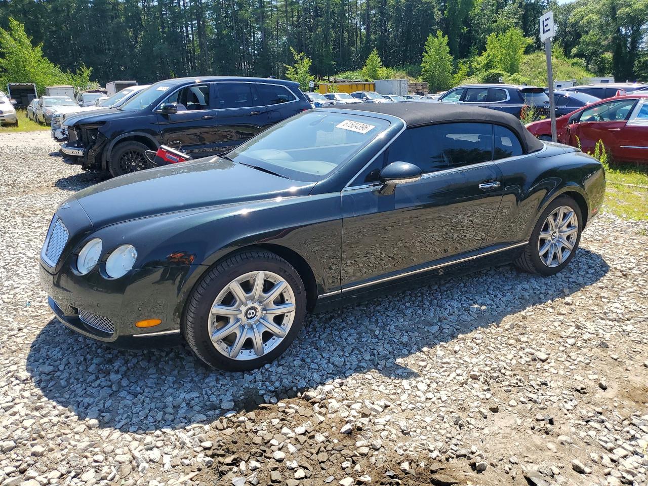 2007 Bentley Continental Gtc Black vin: SCBDR33W67C046825