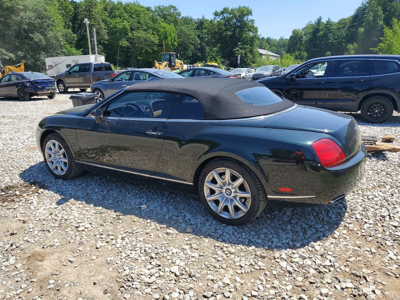 2007 Bentley Continental Gtc Черный vin: SCBDR33W67C046825