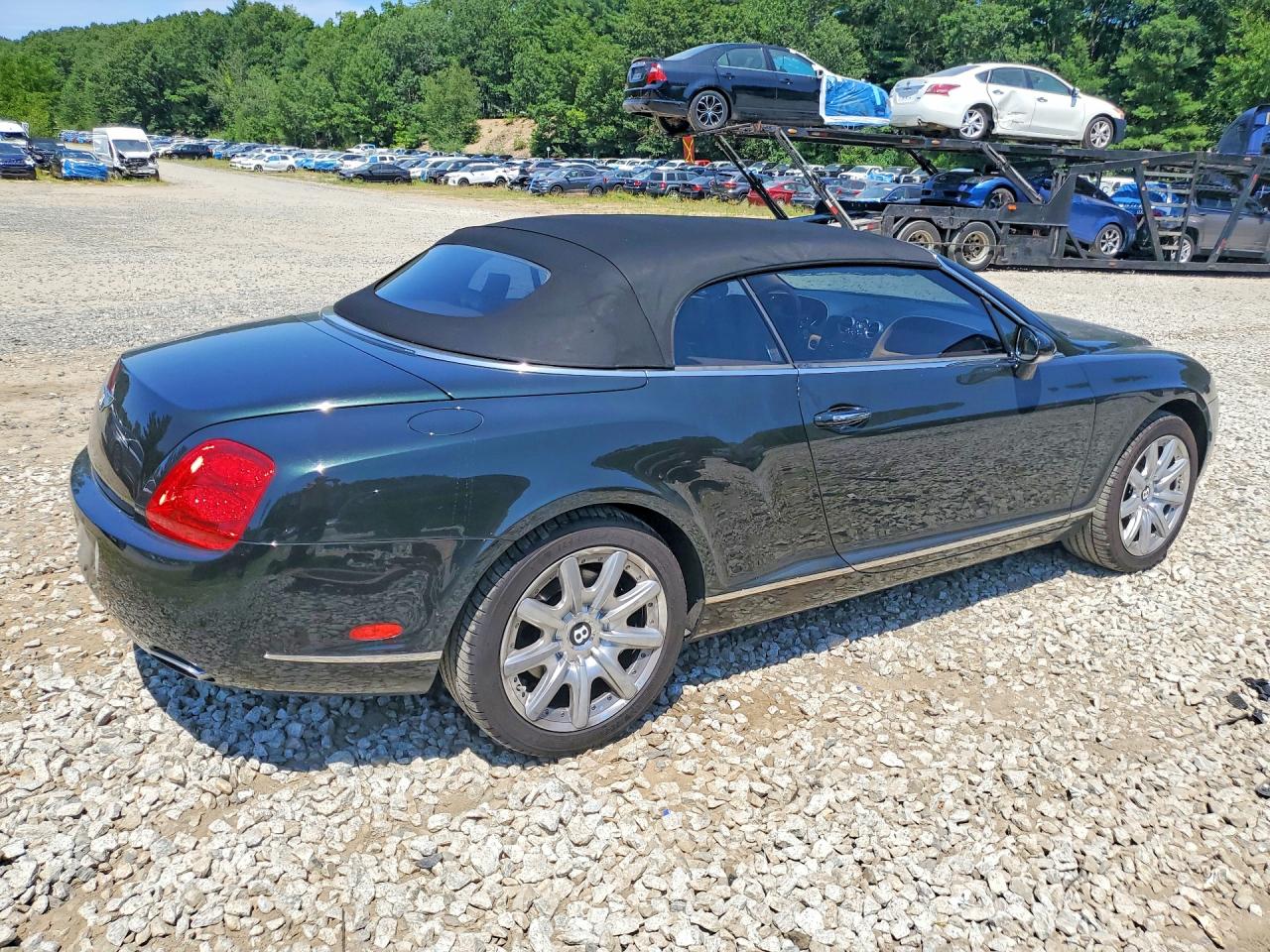 2007 Bentley Continental Gtc Черный vin: SCBDR33W67C046825