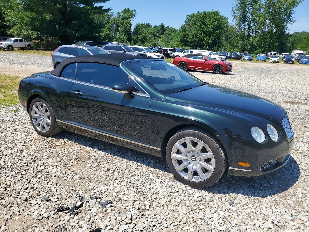 2007 Bentley Continental Gtc Черный vin: SCBDR33W67C046825