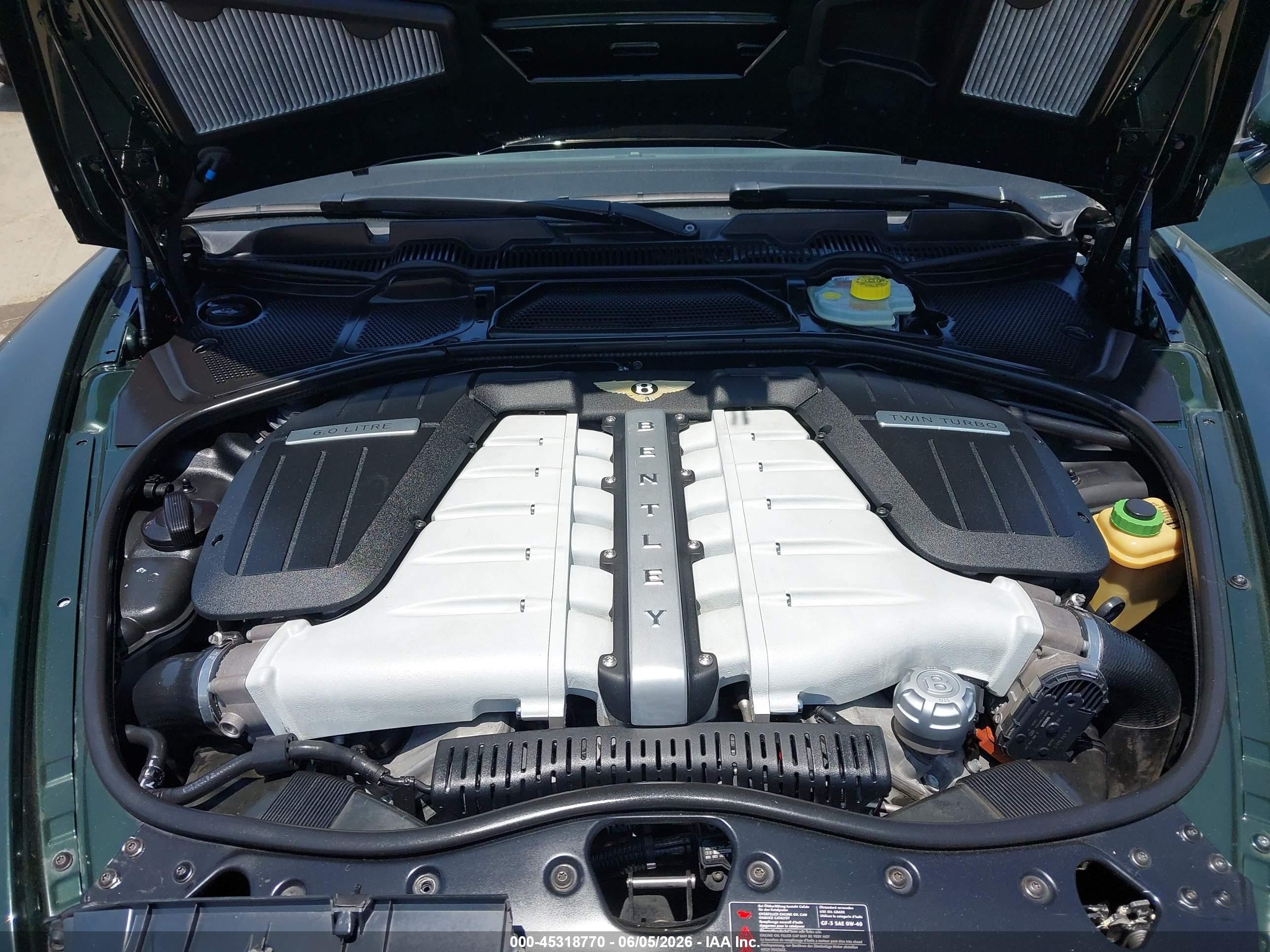 2008 Bentley Continental Gtc Зеленый vin: SCBDR33W68C057826