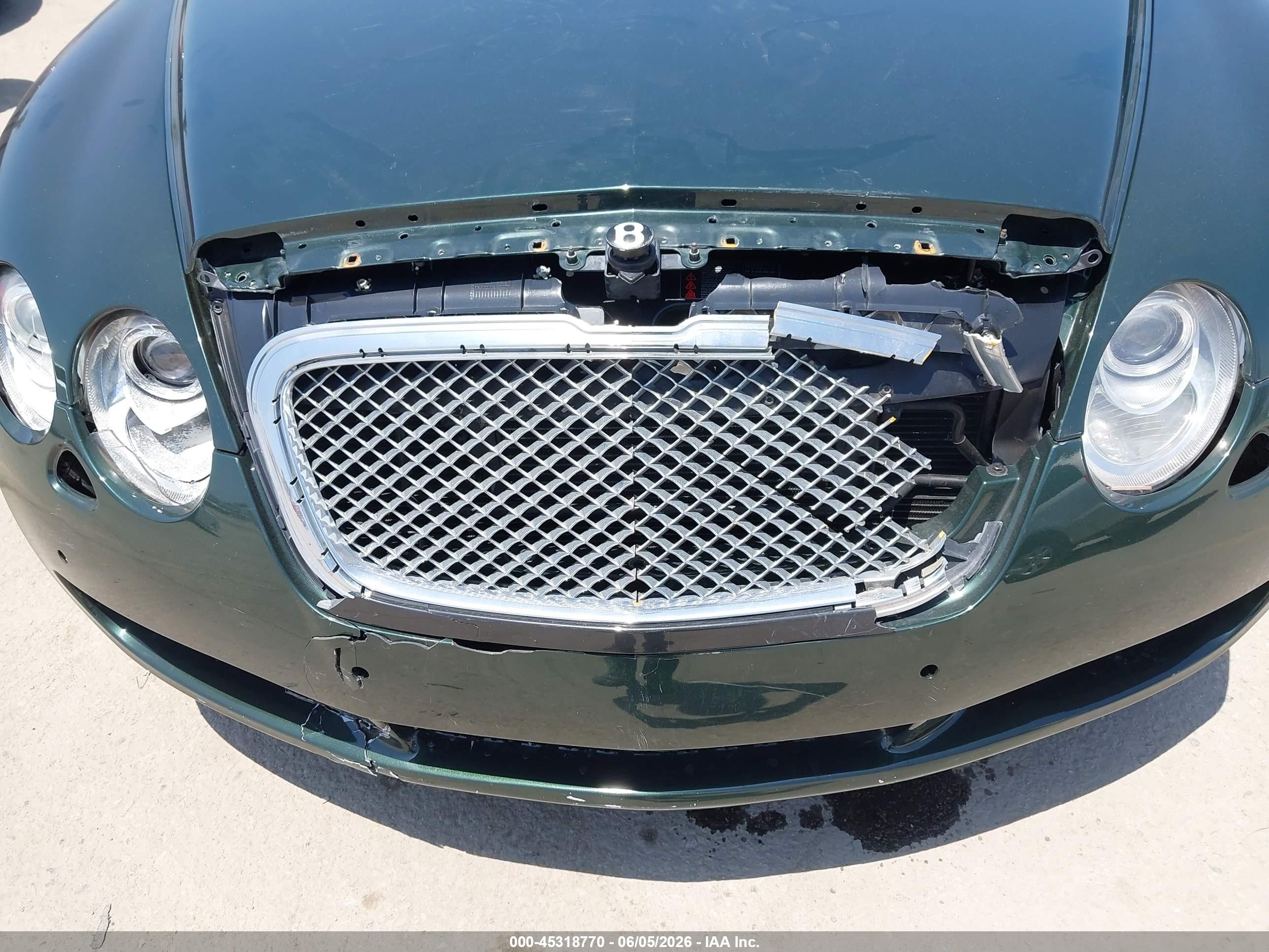2008 Bentley Continental Gtc Зеленый vin: SCBDR33W68C057826