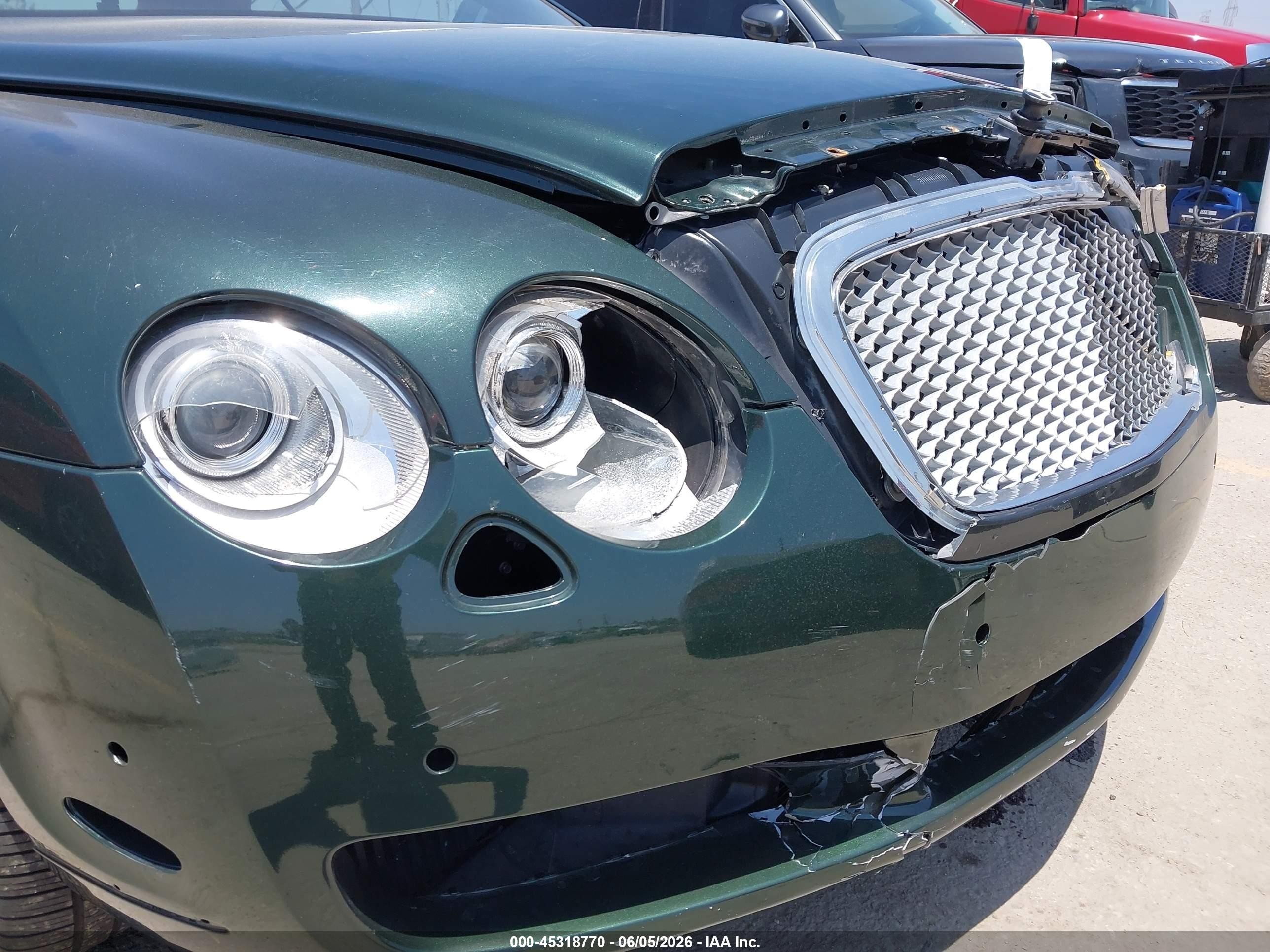 2008 Bentley Continental Gtc Зеленый vin: SCBDR33W68C057826