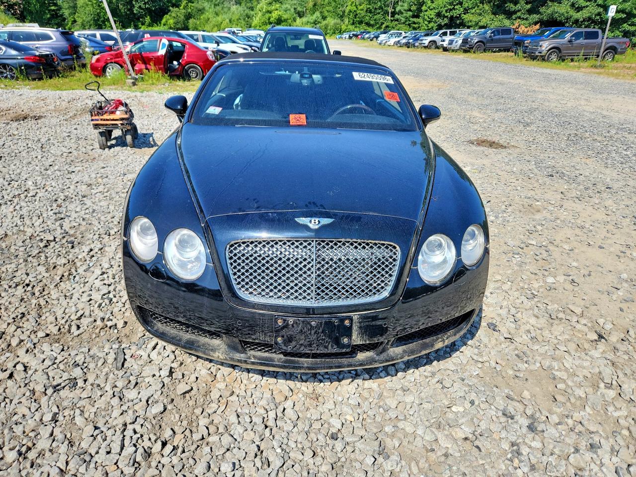 2007 Bentley Continental Gtc Black vin: SCBDR33W77C045800