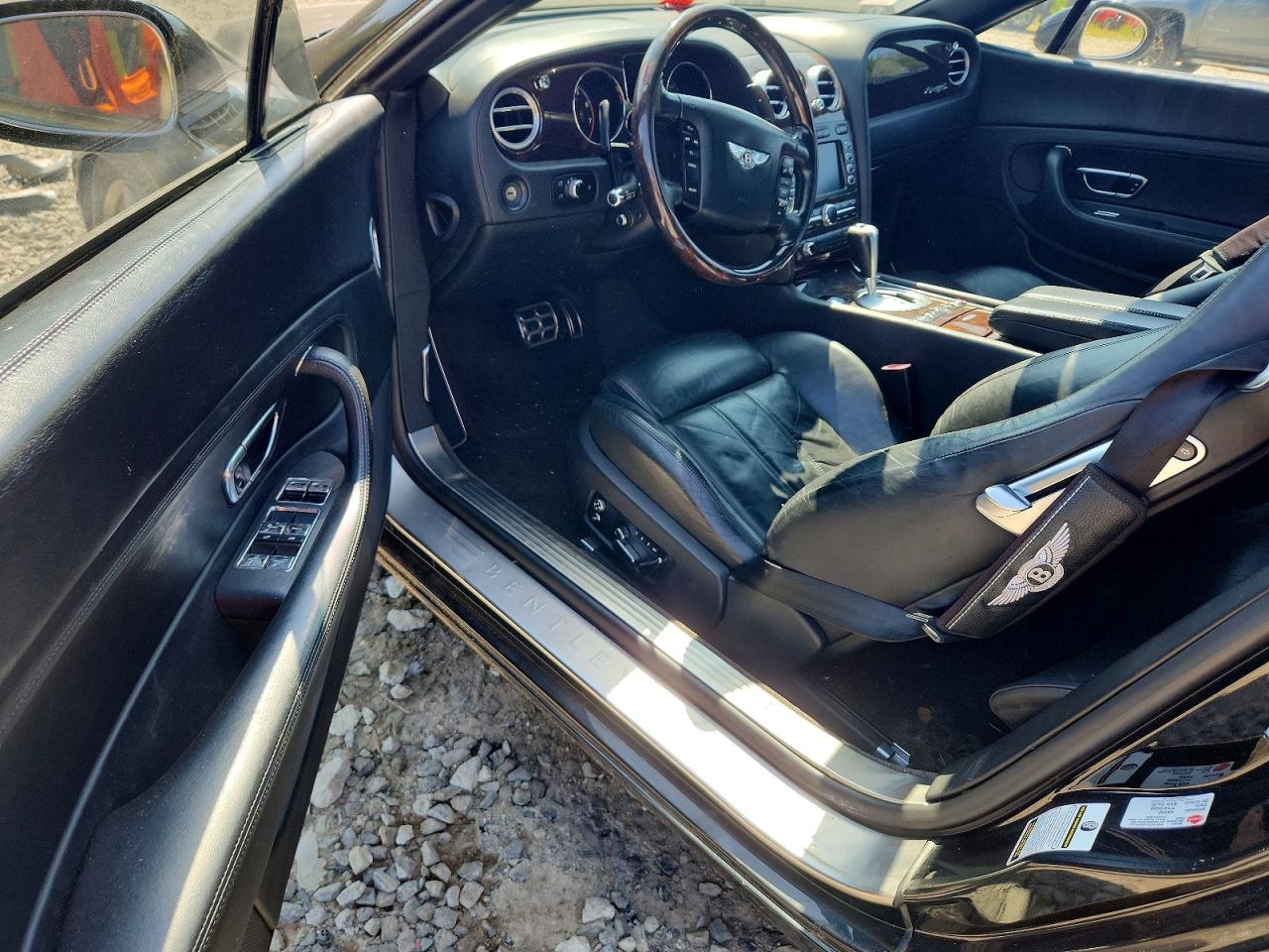 2007 Bentley Continental Gtc Black vin: SCBDR33W77C045800