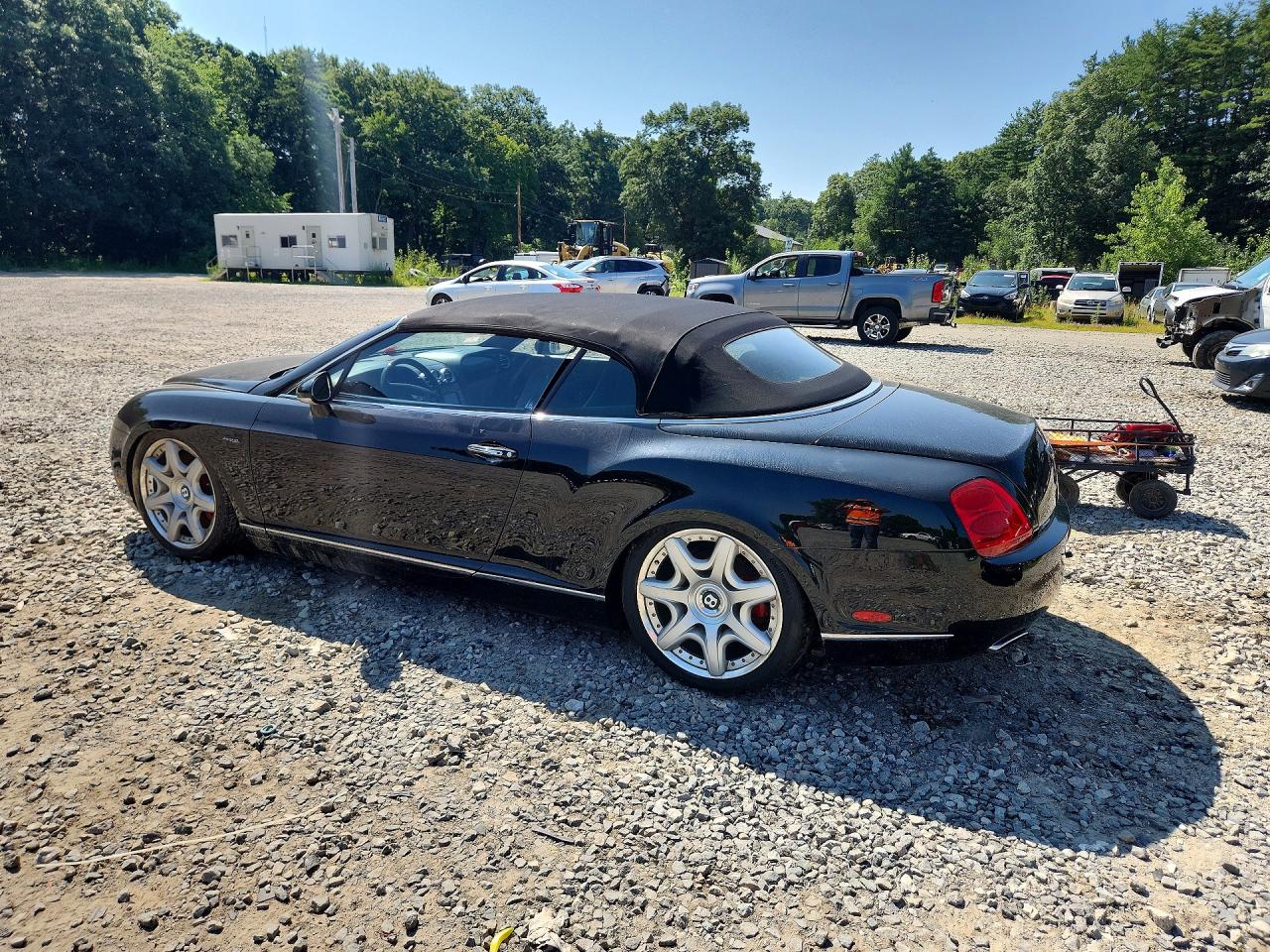 2007 Bentley Continental Gtc Black vin: SCBDR33W77C045800