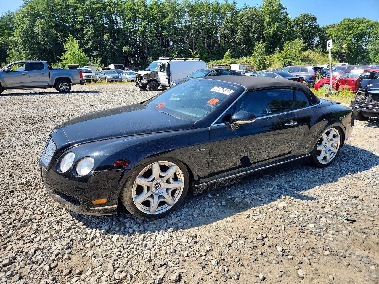2007 Bentley Continental Gtc Black vin: SCBDR33W77C045800