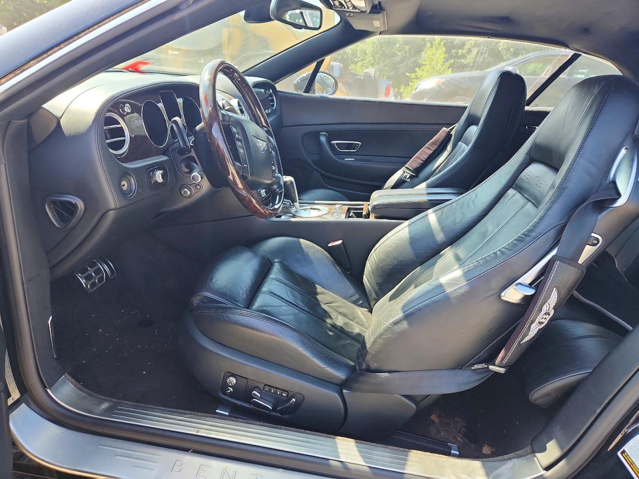 2007 Bentley Continental Gtc Black vin: SCBDR33W77C045800