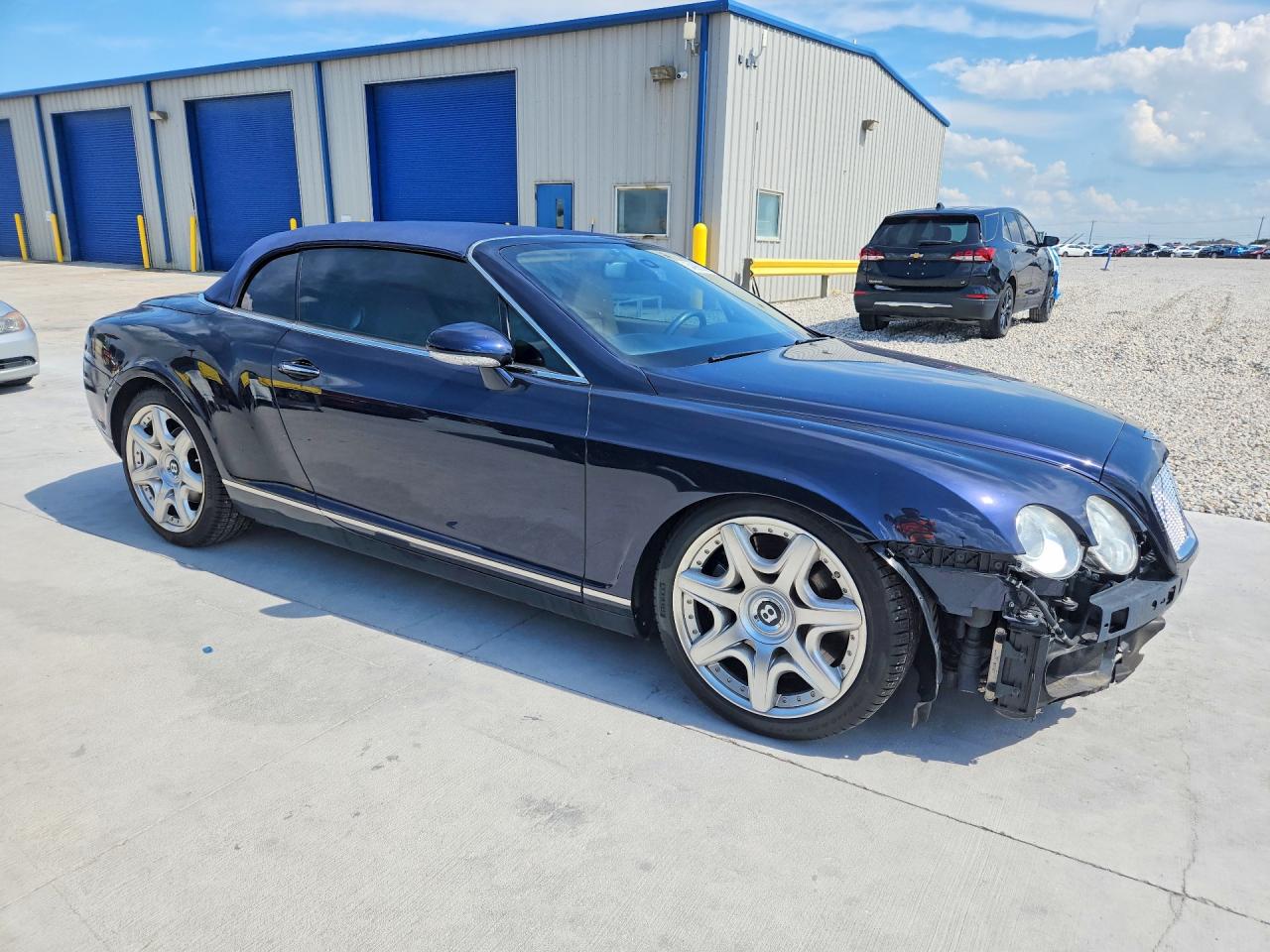2008 Bentley Continental Gtc Blue vin: SCBDR33W88C057519