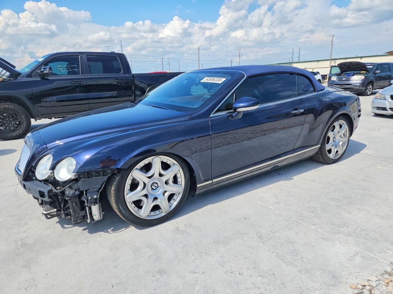 2008 Bentley Continental Gtc Blue vin: SCBDR33W88C057519