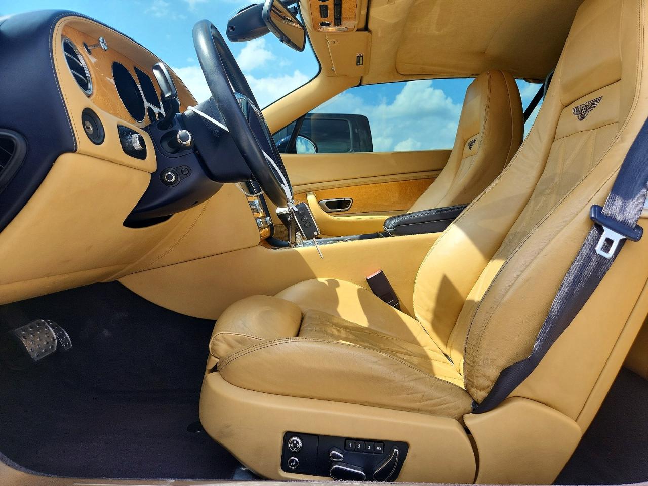 2008 Bentley Continental Gtc Blue vin: SCBDR33W88C057519
