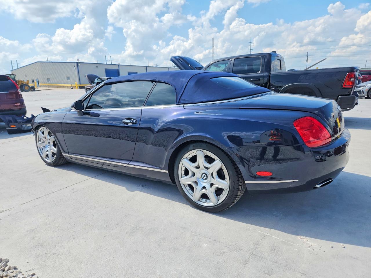 2008 Bentley Continental Gtc Blue vin: SCBDR33W88C057519
