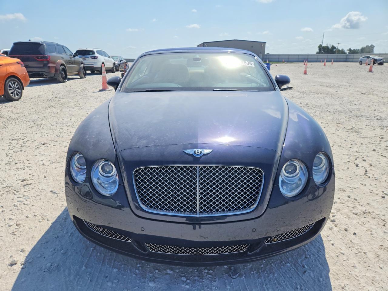2008 Bentley Continental Gtc Синий vin: SCBDR33W88C058265