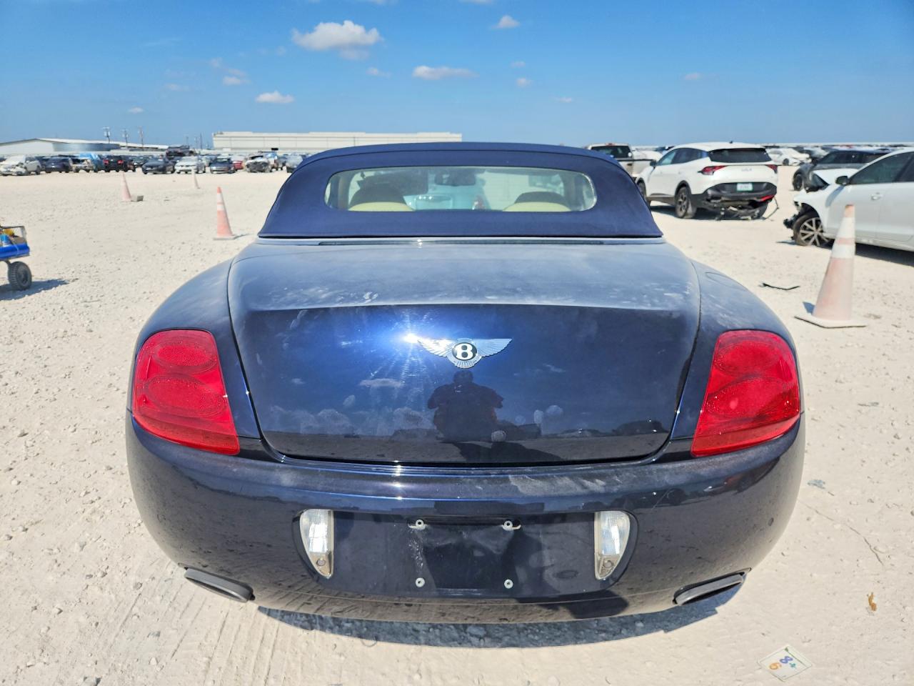 2008 Bentley Continental Gtc Синий vin: SCBDR33W88C058265