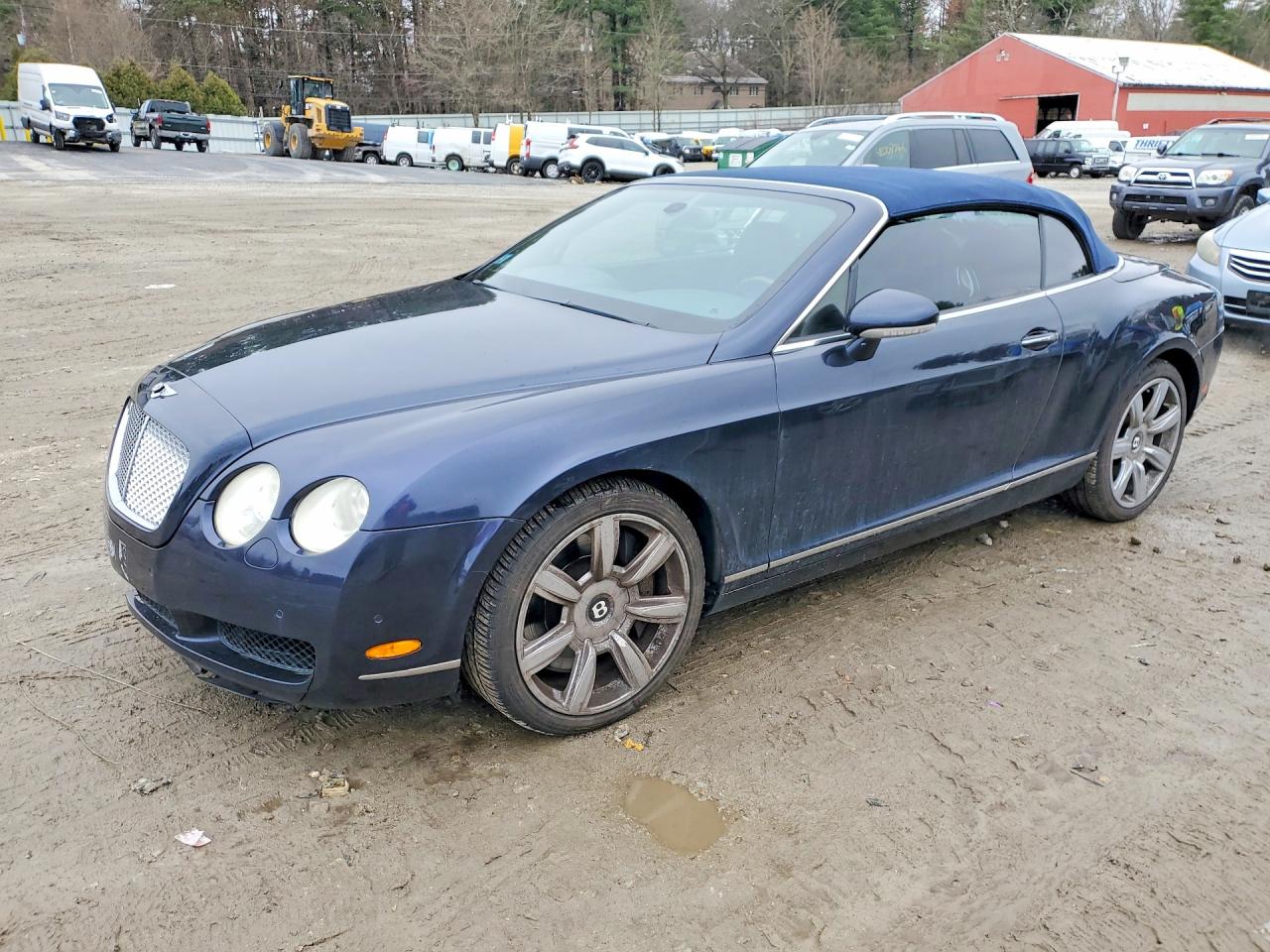 2007 Bentley Continental Gtc Blue vin: SCBDR33W97C047564