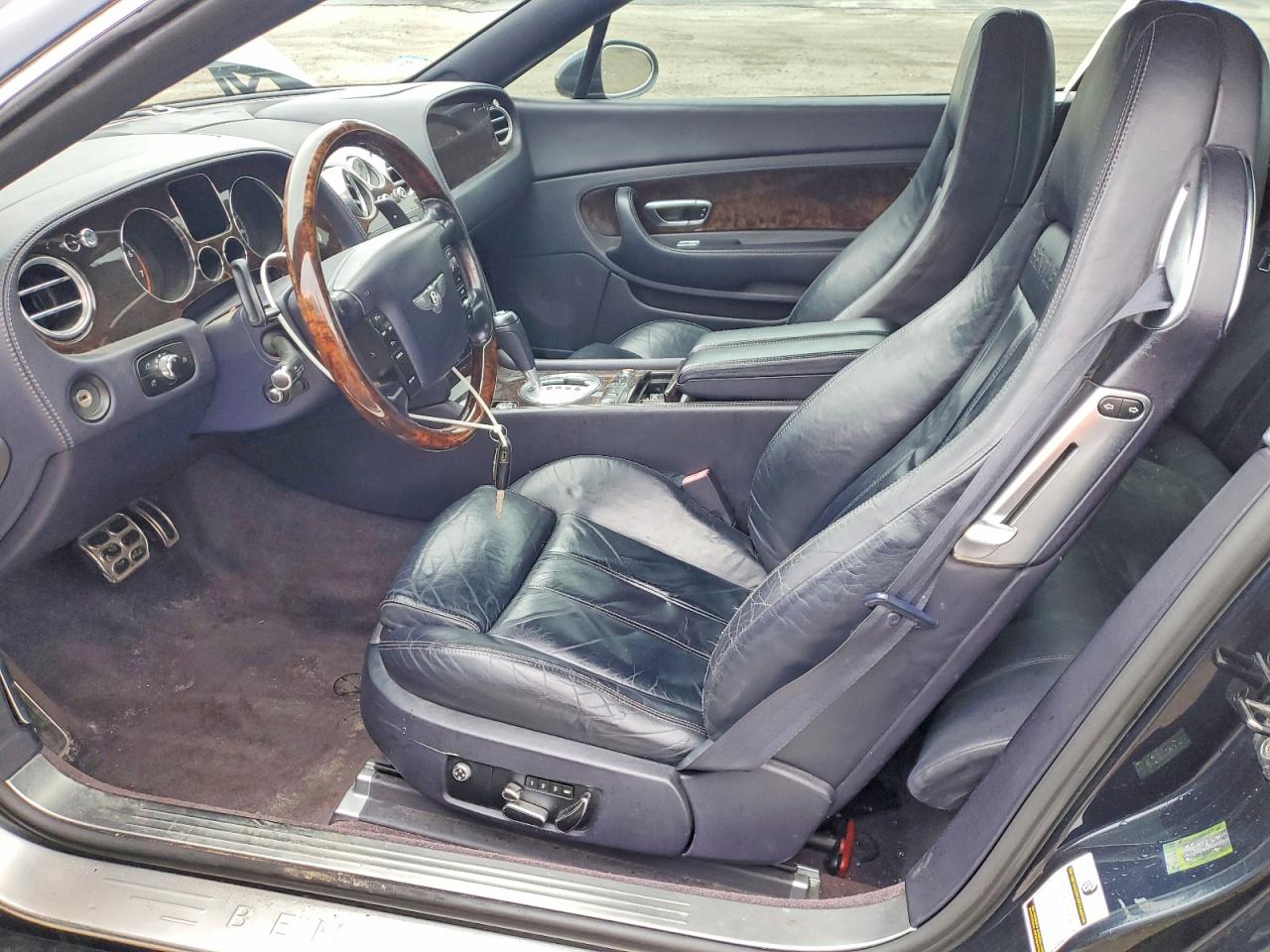 2007 Bentley Continental Gtc Blue vin: SCBDR33W97C047564