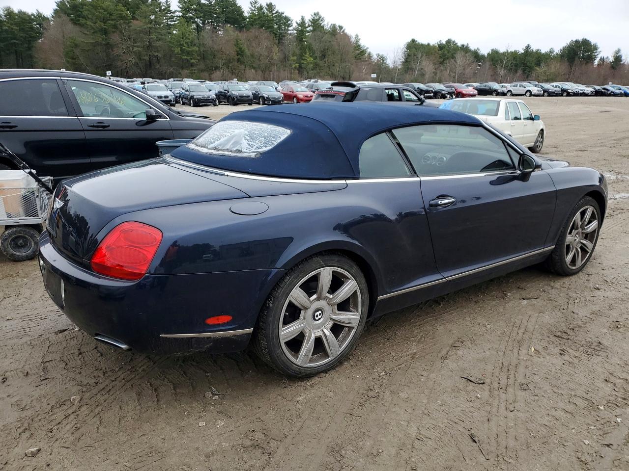 2007 Bentley Continental Gtc Blue vin: SCBDR33W97C047564