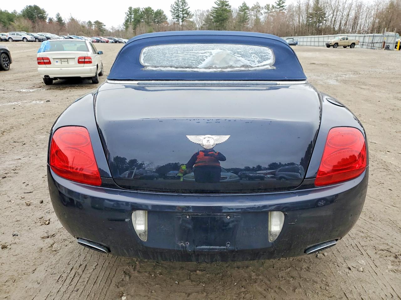 2007 Bentley Continental Gtc Blue vin: SCBDR33W97C047564