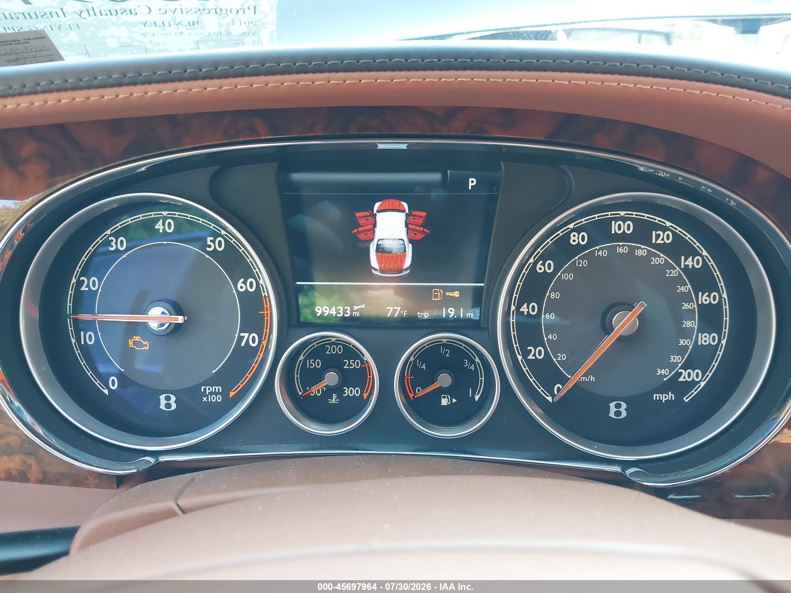 2014 Bentley Flying Spur   Black vin: SCBEC9ZA2EC092427