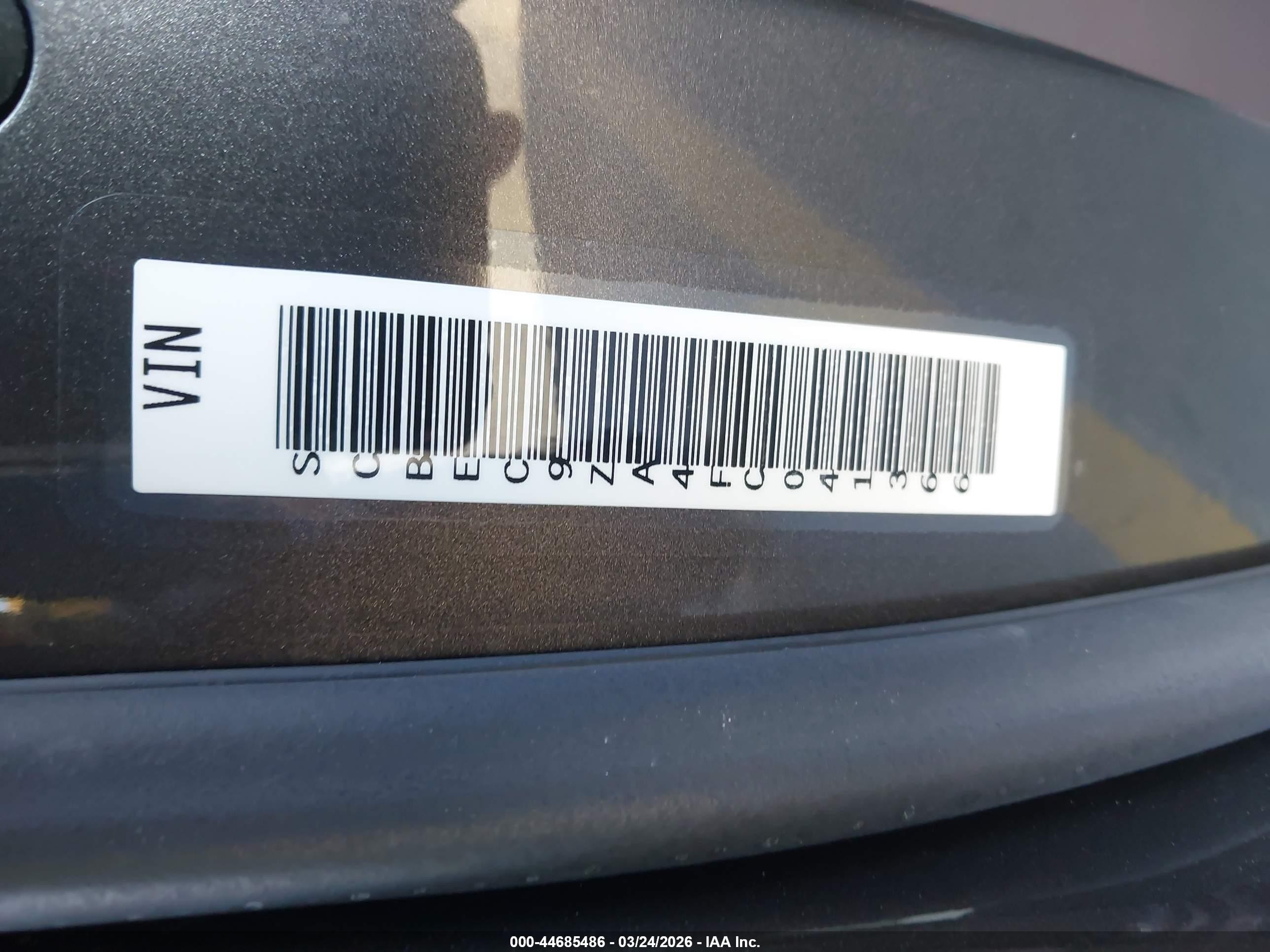 2015 Bentley Flying Spur W12 Gray vin: SCBEC9ZA4FC041366