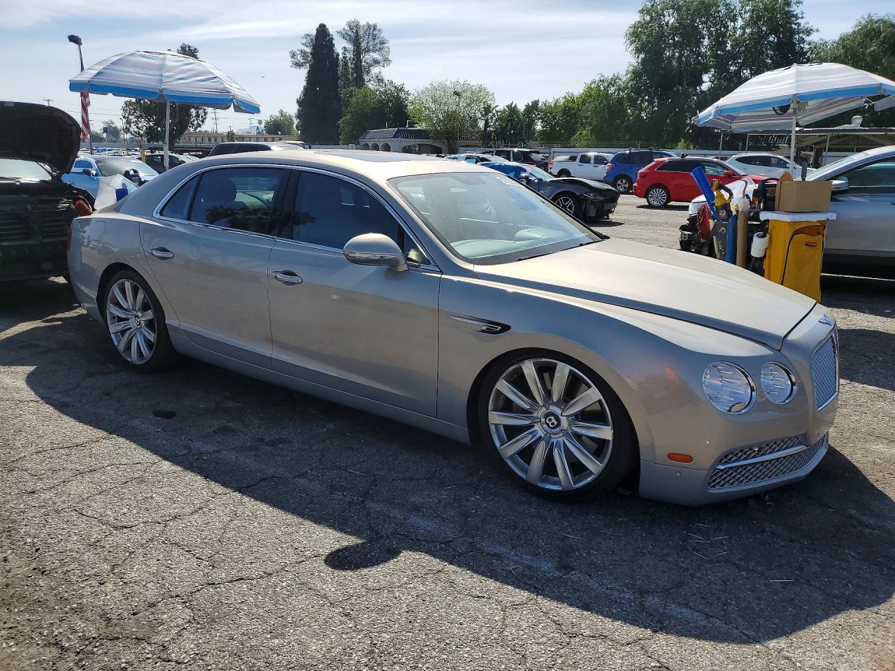 2015 Bentley Flying Spur Silver vin: SCBEC9ZA9FC044442