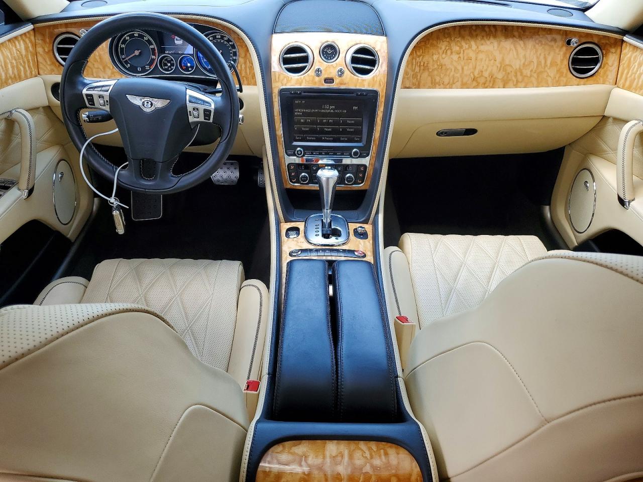 2014 Bentley Flying Spur Gray vin: SCBEC9ZAXEC089842