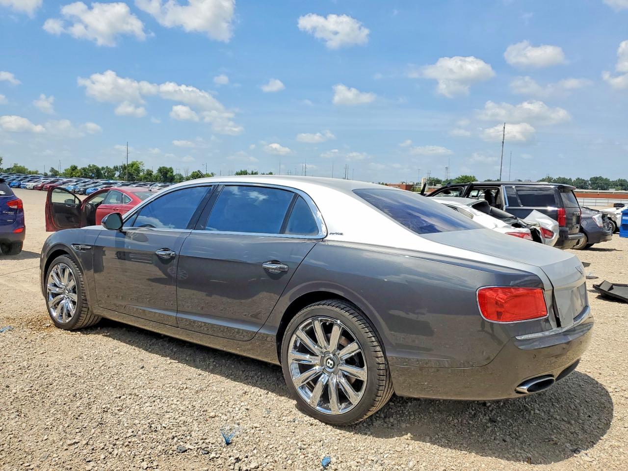2014 Bentley Flying Spur Gray vin: SCBEC9ZAXEC089842