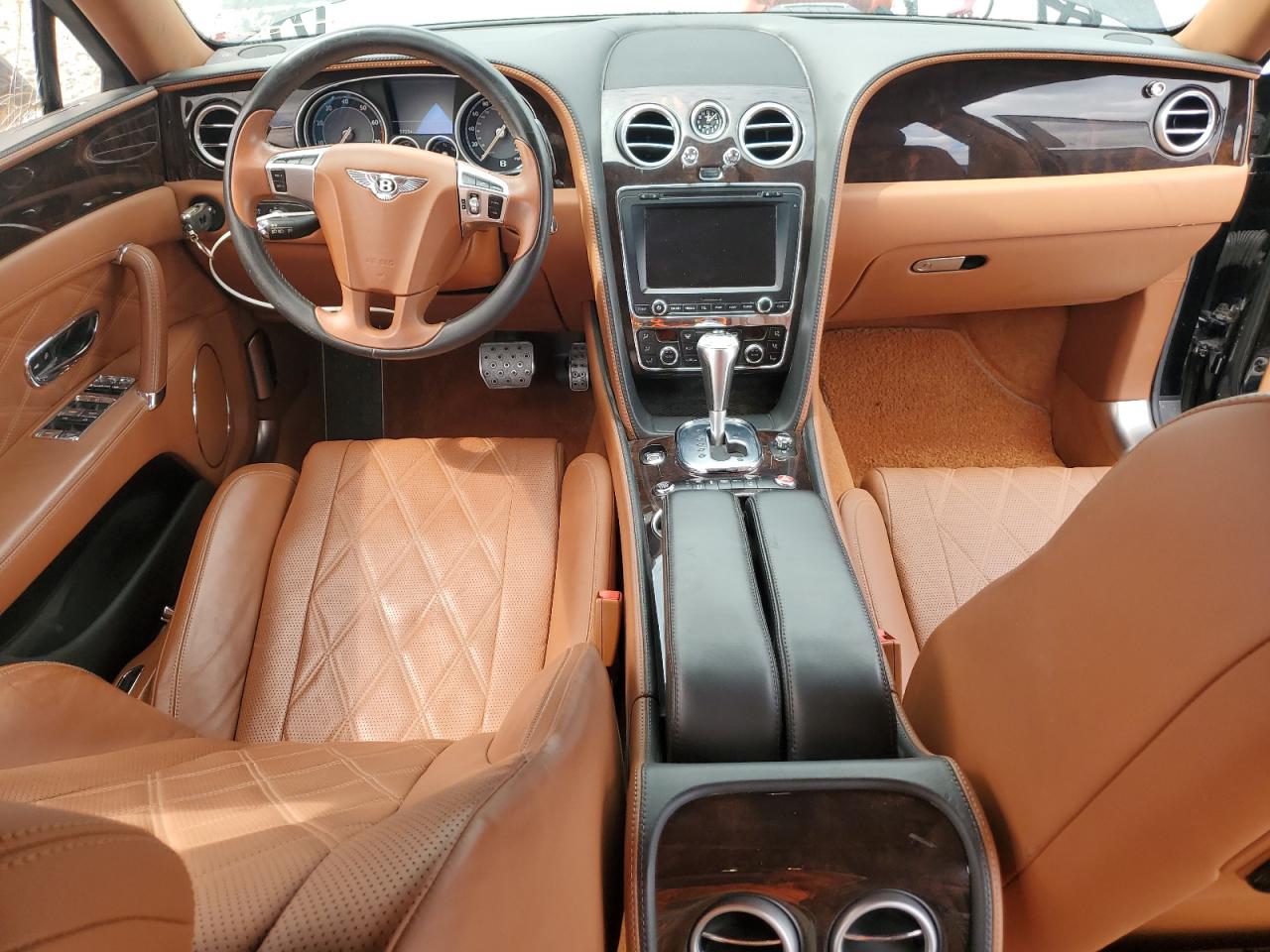 2015 Bentley Flying Spur Black vin: SCBEC9ZAXFC049956