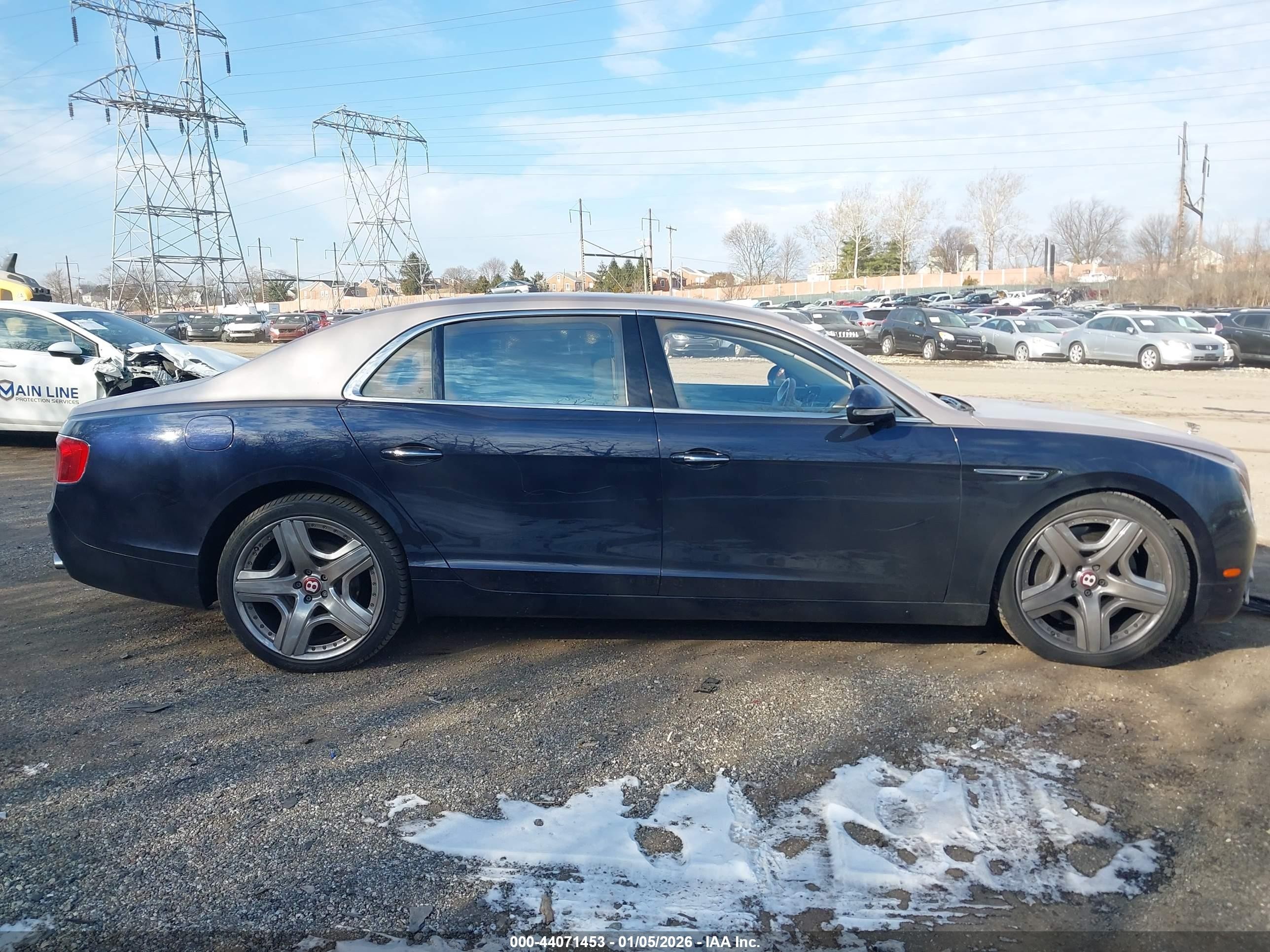 2015 Bentley Flying Spur V8 Blue vin: SCBET9ZA7FC044858