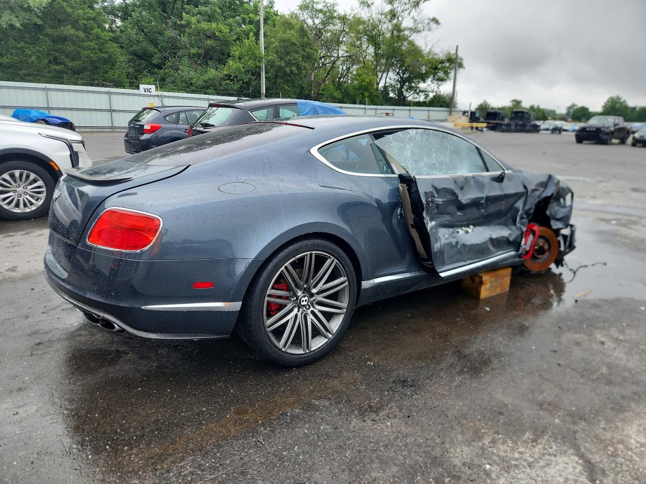 2013 Bentley Continental Gt Speed Синий vin: SCBFC7ZA2DC083105