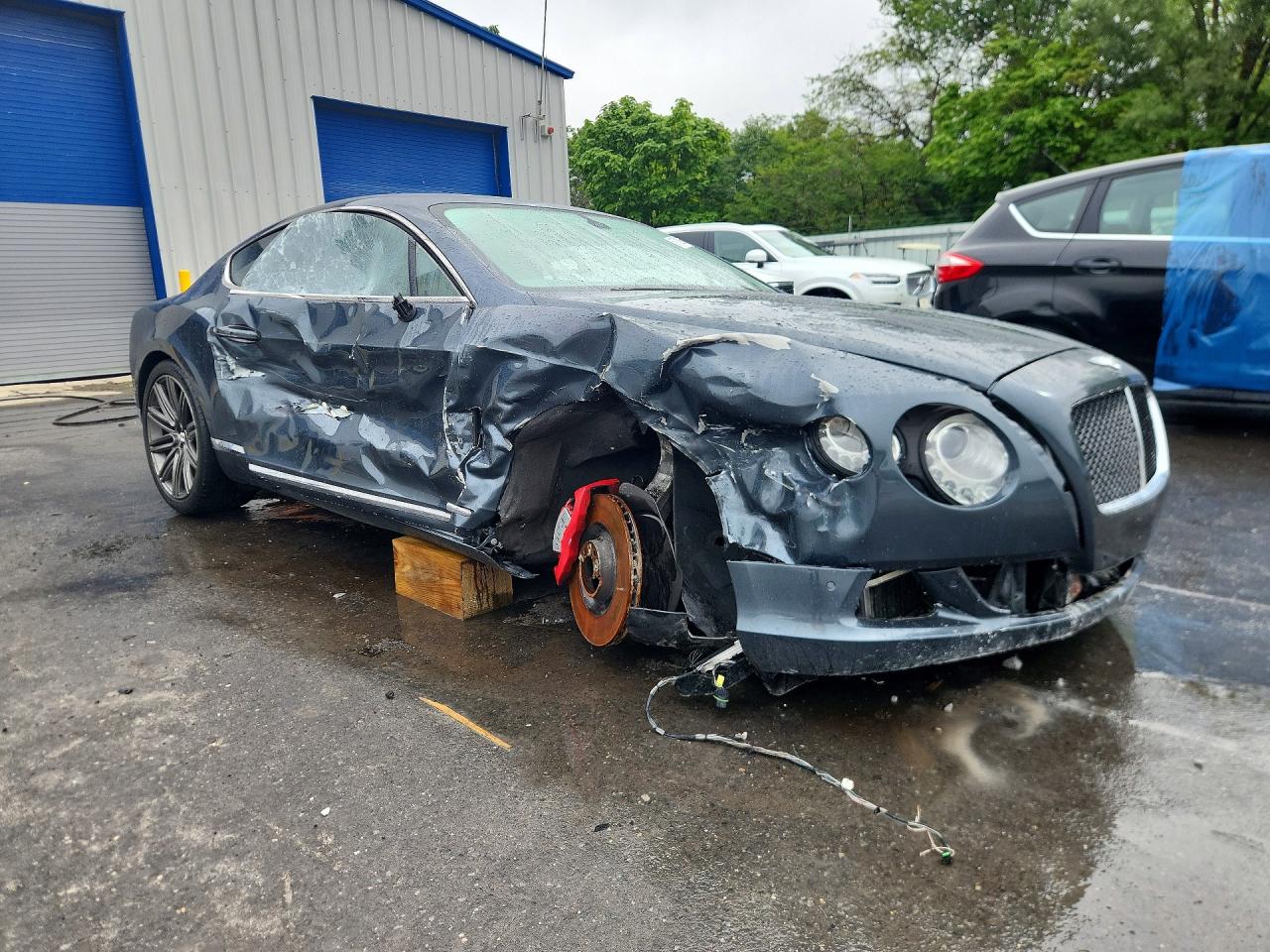 2013 Bentley Continental Gt Speed Синий vin: SCBFC7ZA2DC083105