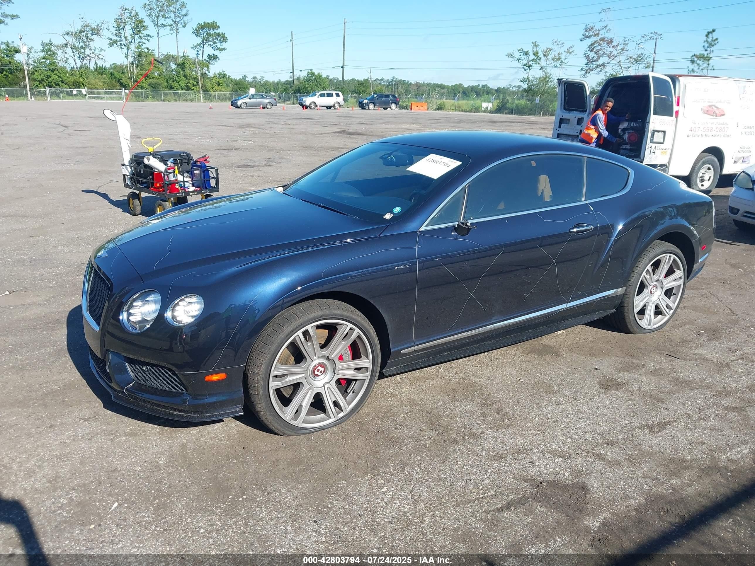2015 Bentley Continental Gt V8 S Black vin: SCBFH7ZA0FC049703