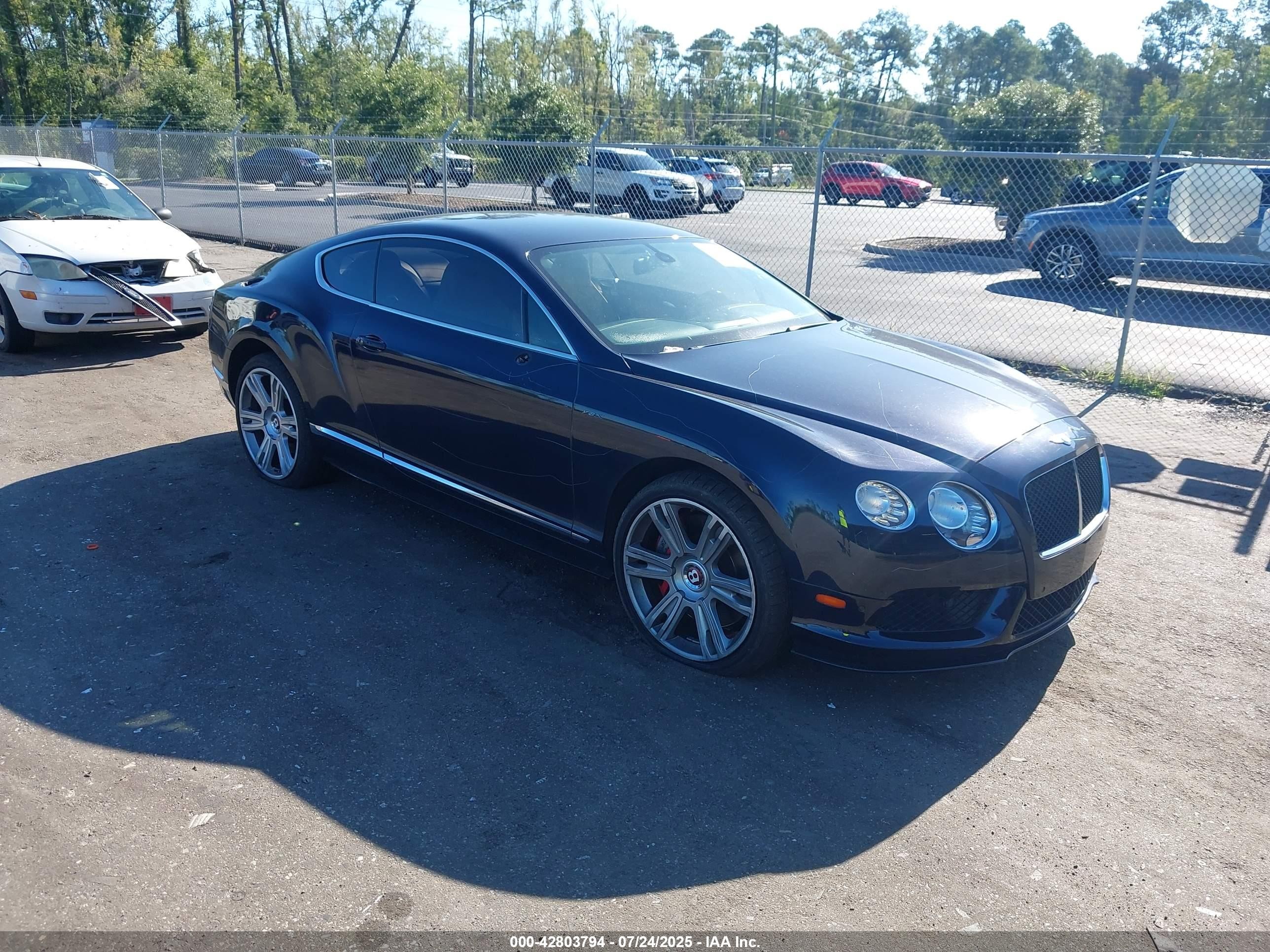 2015 Bentley Continental Gt V8 S Black vin: SCBFH7ZA0FC049703