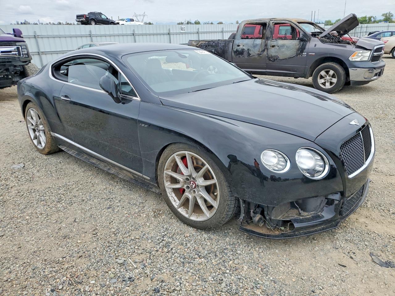 2015 Bentley Continental Gt V8 S Black vin: SCBFH7ZA1FC045109