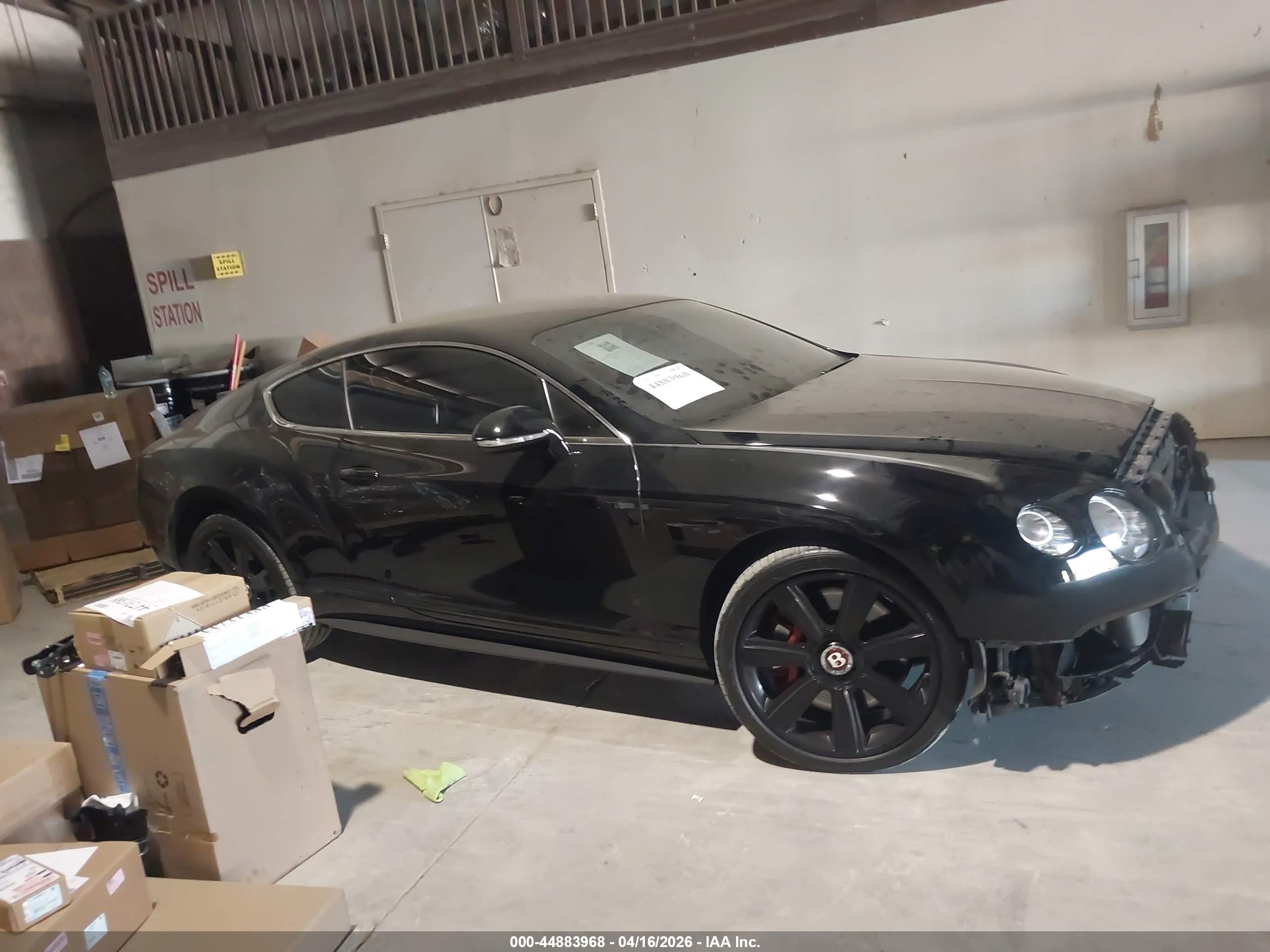 2015 Bentley Continental Gt V8 S Черный vin: SCBFH7ZA3FC048996