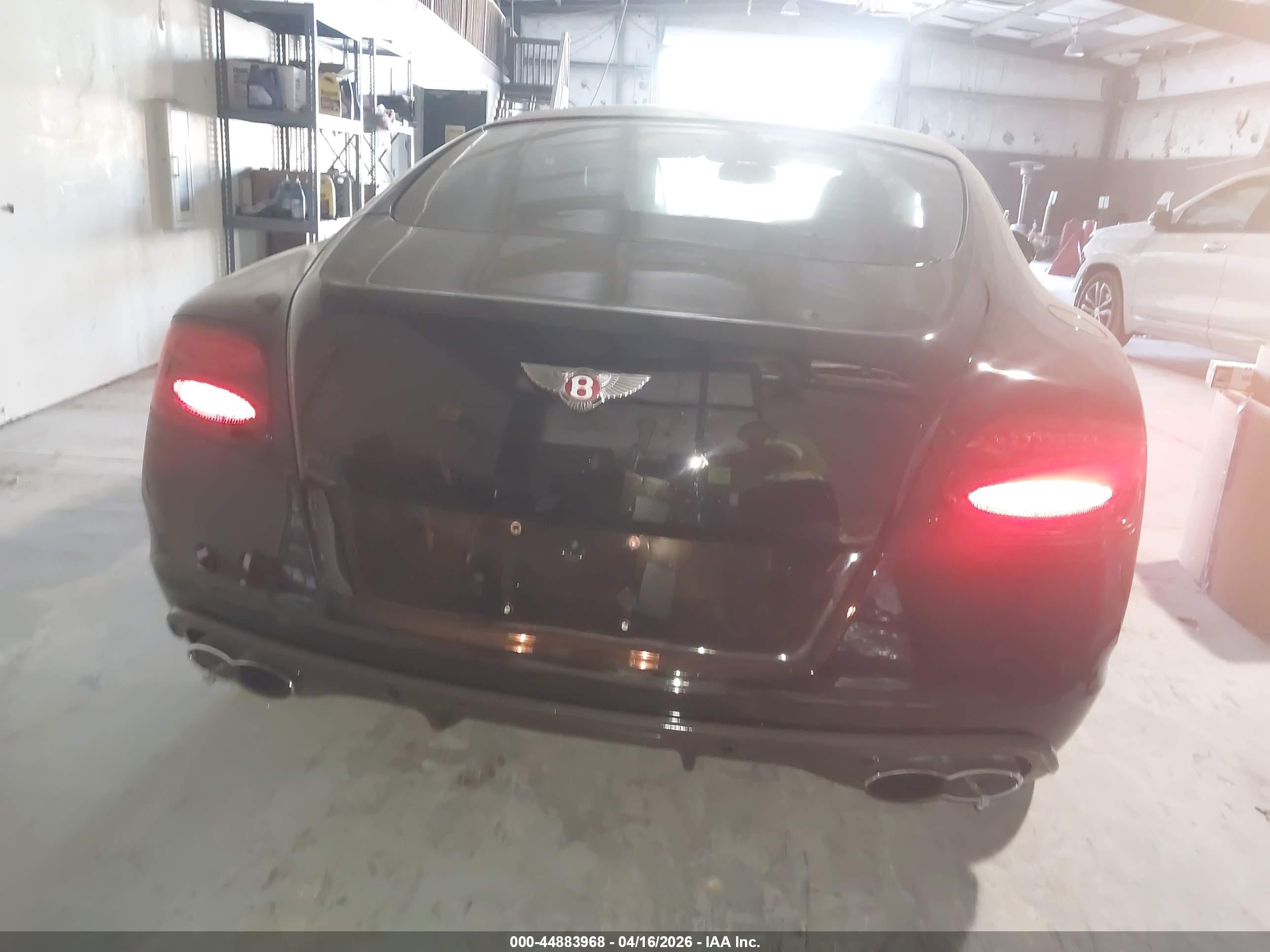 2015 Bentley Continental Gt V8 S Черный vin: SCBFH7ZA3FC048996