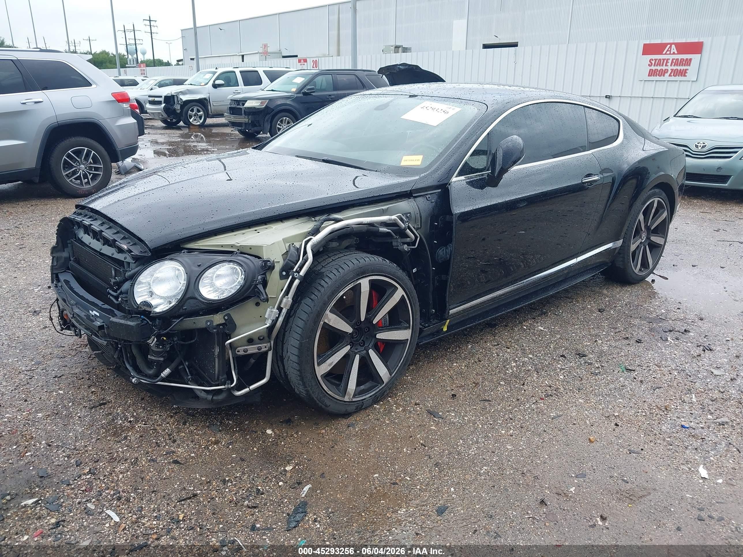 2014 Bentley Continental Gt V8 S Черный vin: SCBFH7ZA5EC040218