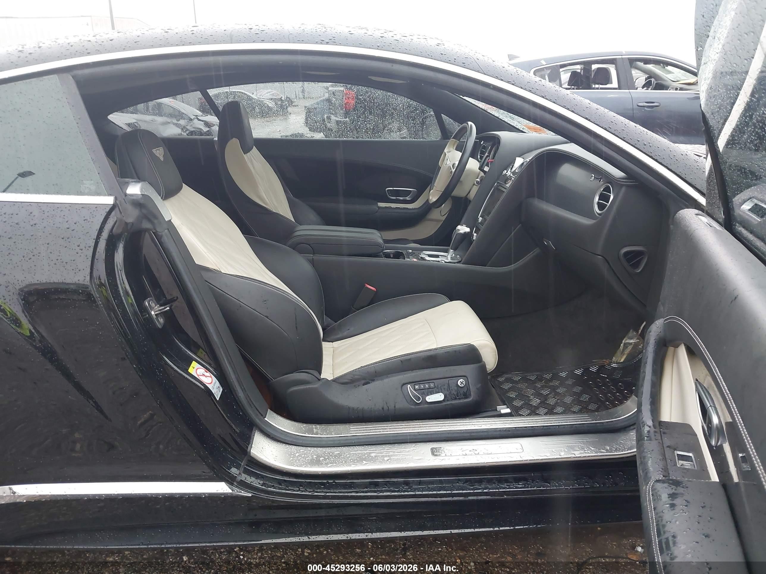 2014 Bentley Continental Gt V8 S Черный vin: SCBFH7ZA5EC040218