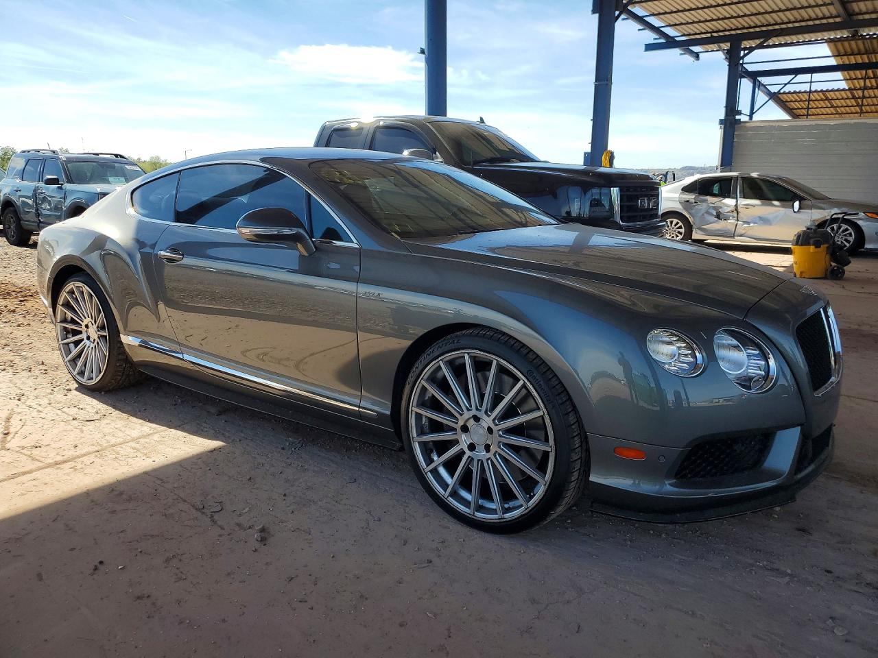 2015 Bentley Continental Gt V8 S Gray vin: SCBFH7ZA8FC041512