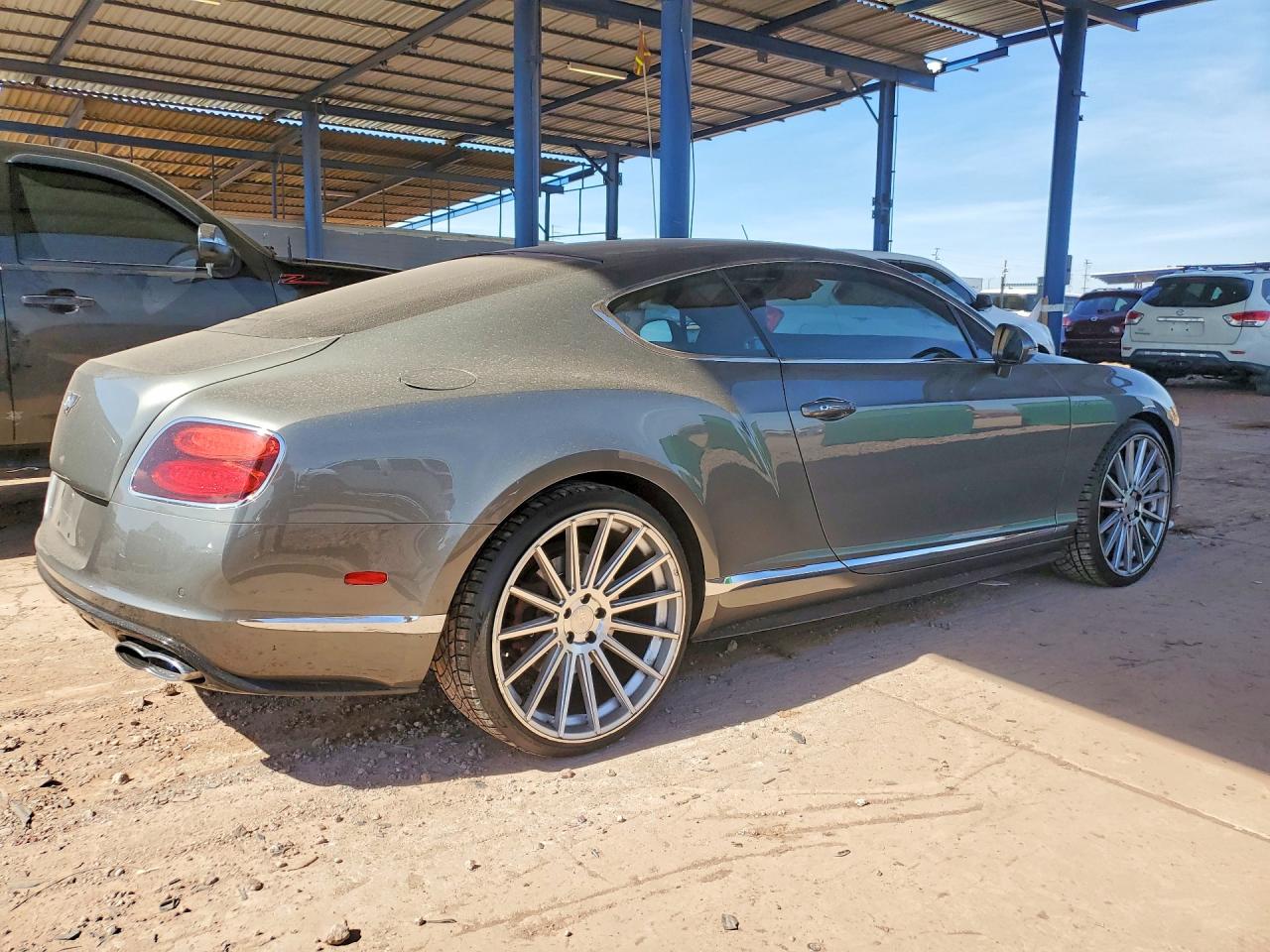 2015 Bentley Continental Gt V8 S Gray vin: SCBFH7ZA8FC041512