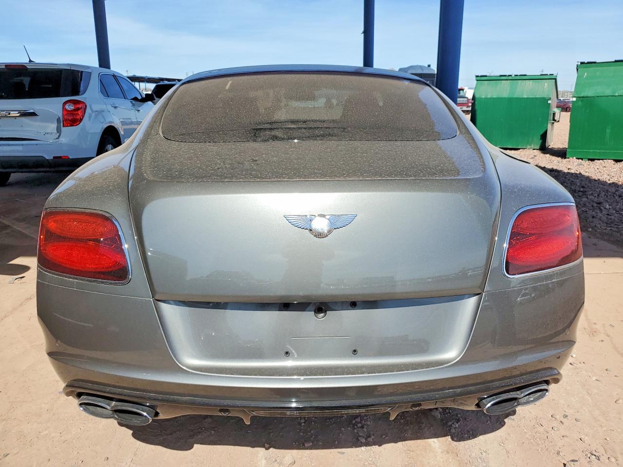 2015 Bentley Continental Gt V8 S Gray vin: SCBFH7ZA8FC041512