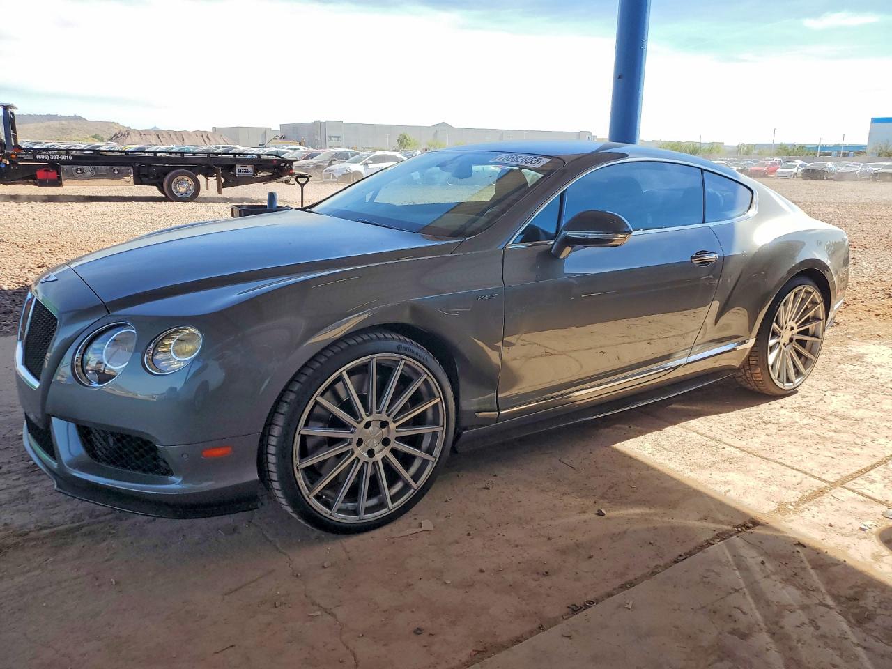2015 Bentley Continental Gt V8 S Gray vin: SCBFH7ZA8FC041512