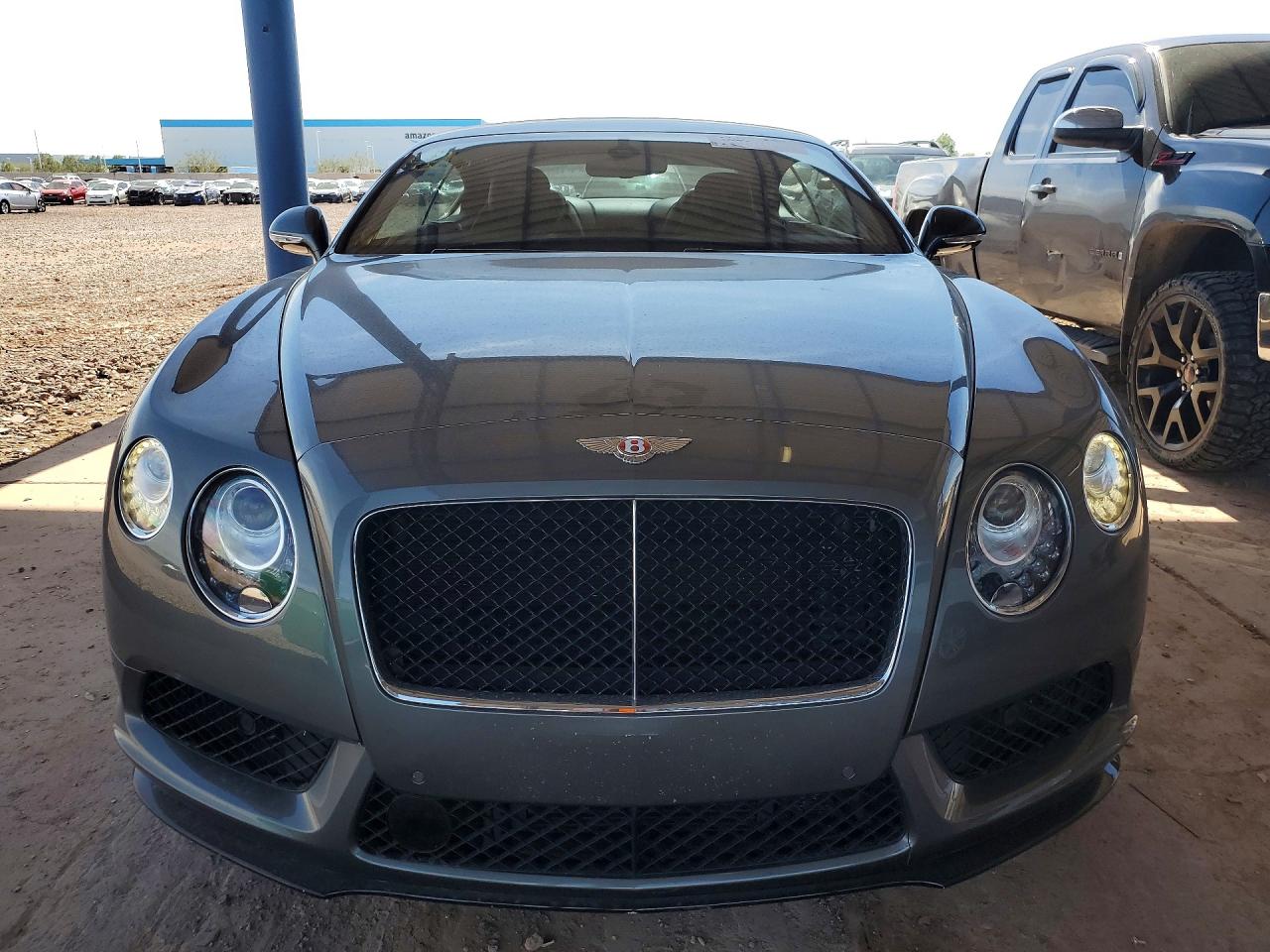 2015 Bentley Continental Gt V8 S Gray vin: SCBFH7ZA8FC041512